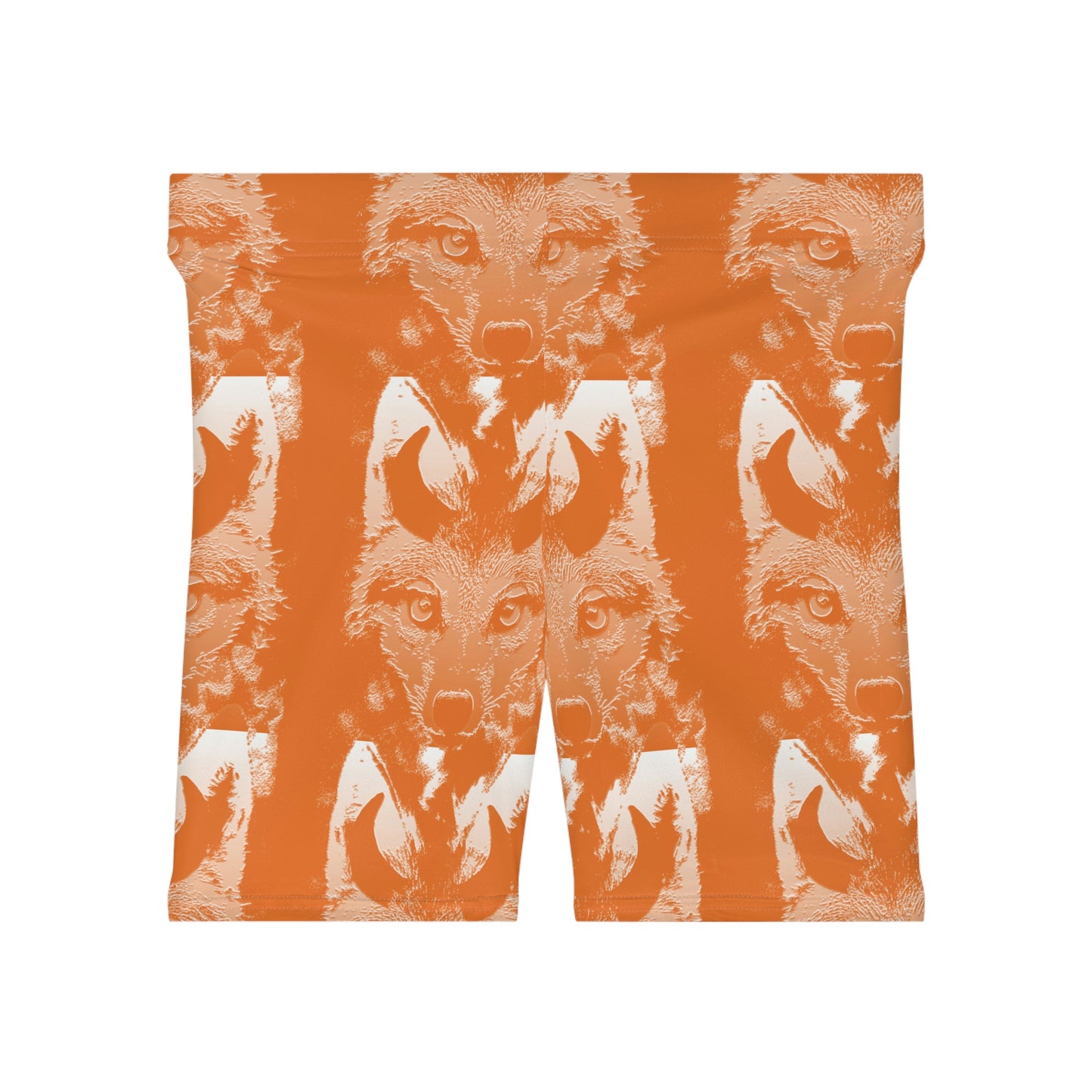 Horned Coyote Women's Biker Shorts