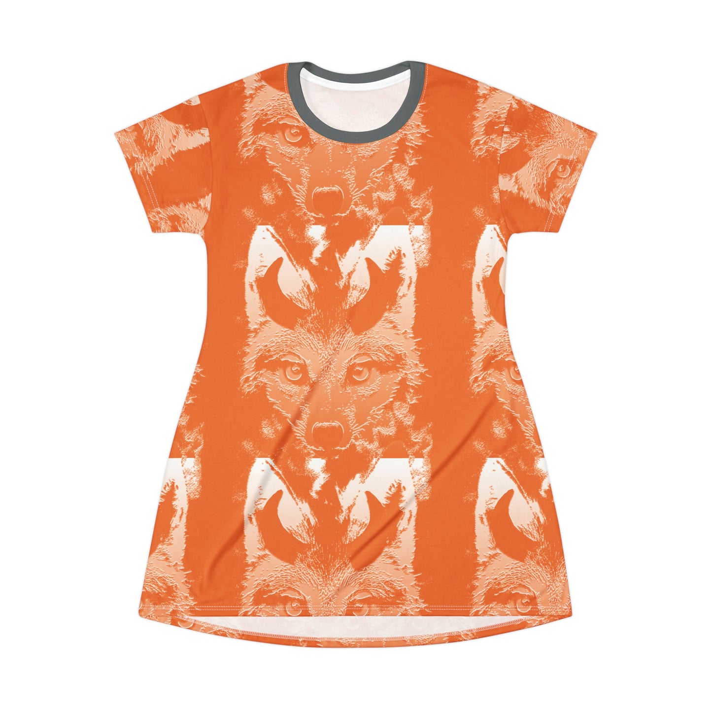 Horned Coyote T-Shirt Dress