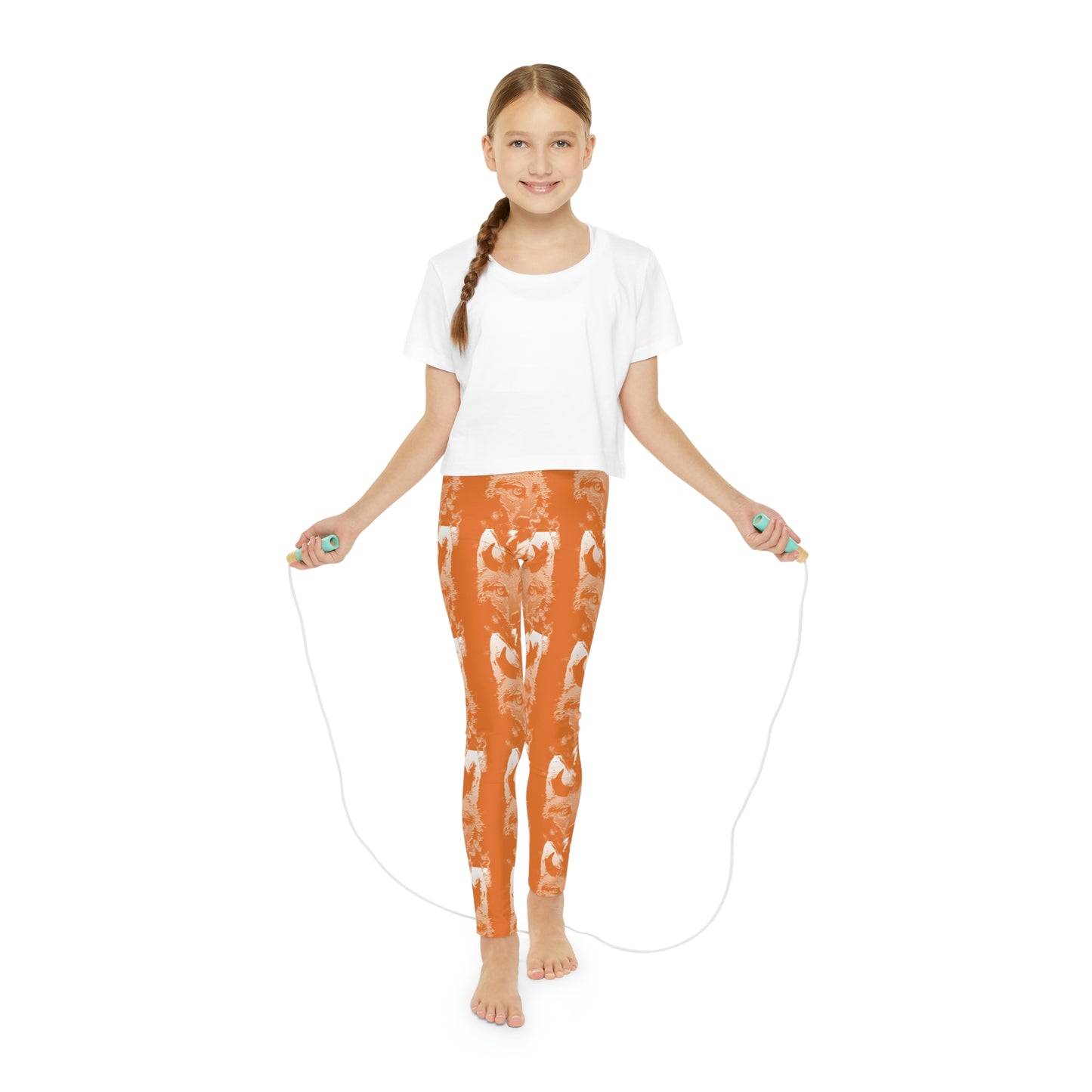 Horned Coyote Youth Full-Length Leggings