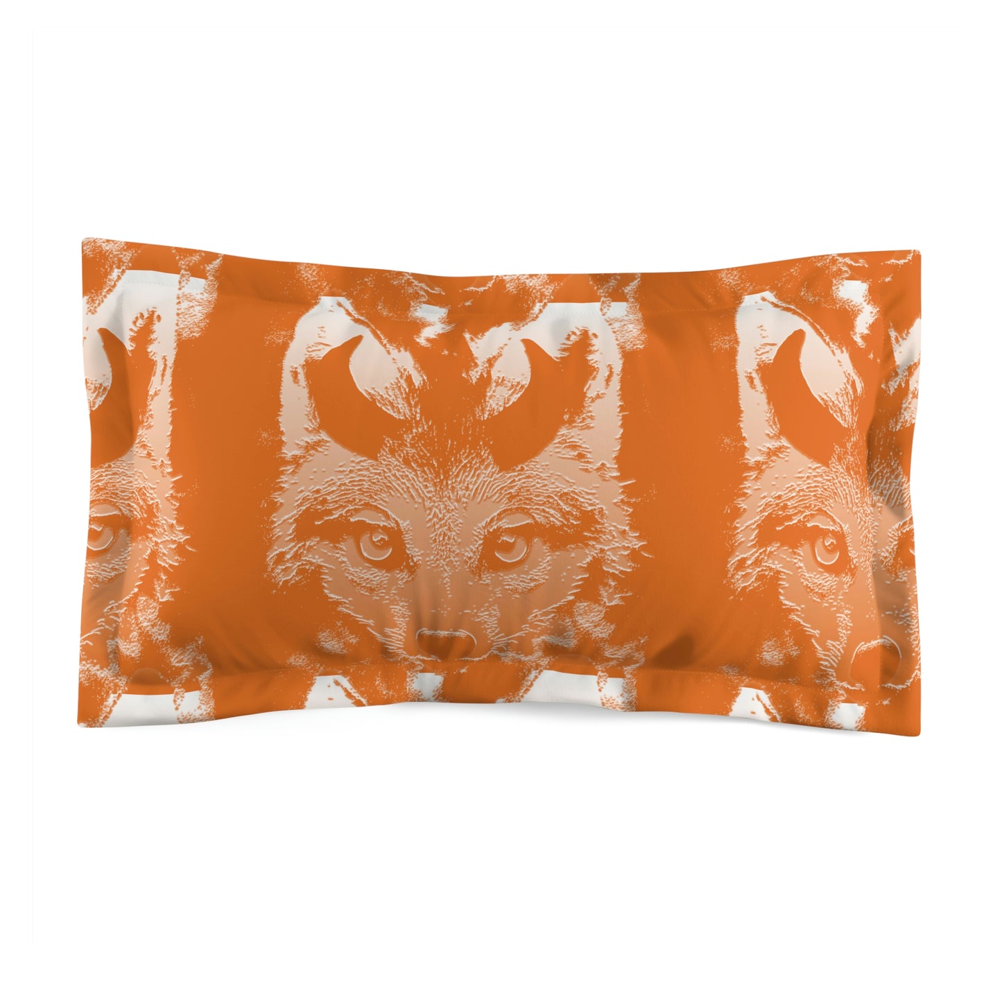 Horned Coyote Microfiber Pillow Sham