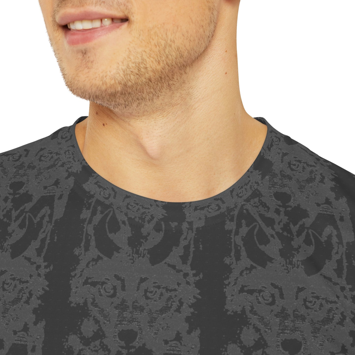 Horned Coyote Men's Polyester Tee