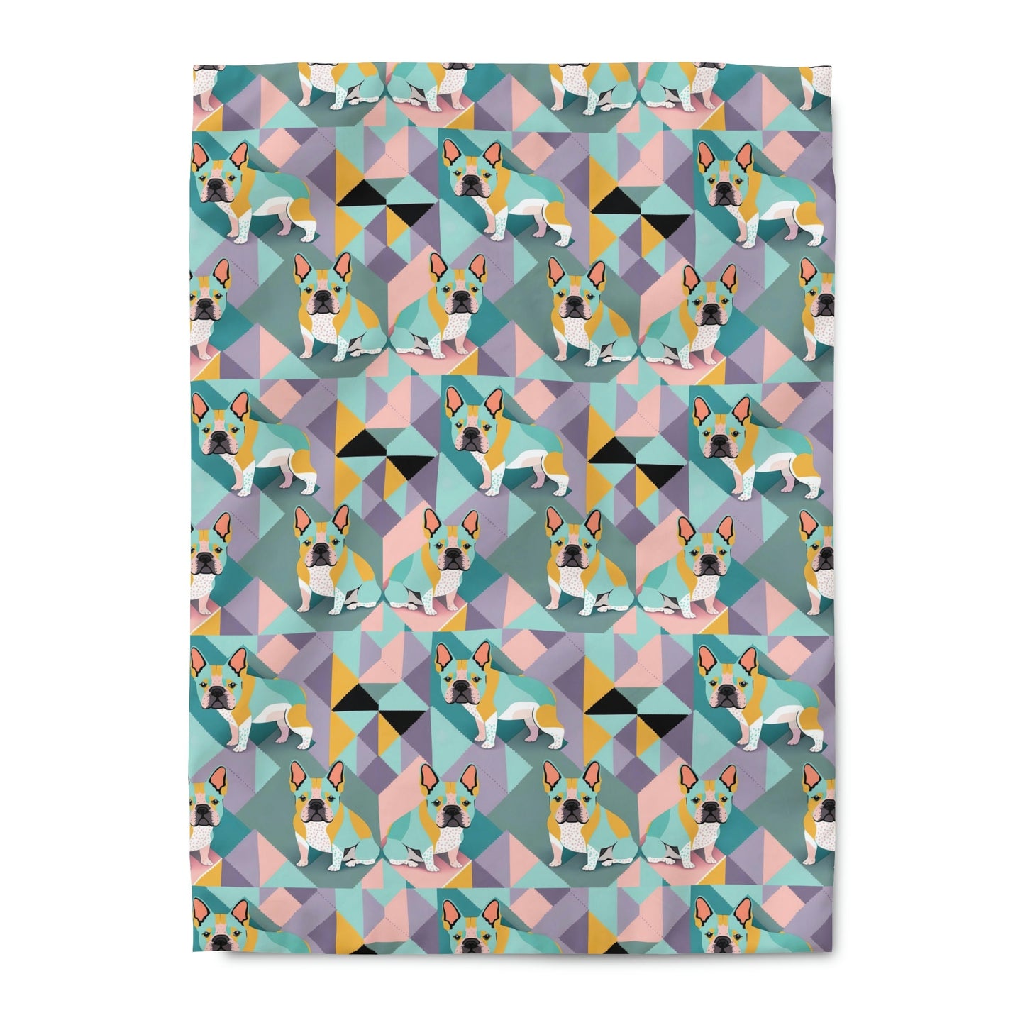 Frenchie Bulldogs Duvet Cover in 3 Sizes, King Duvet Cover, Twin Duvet Cover, Queen Duvet Cover, Gifts for Dog Lovers