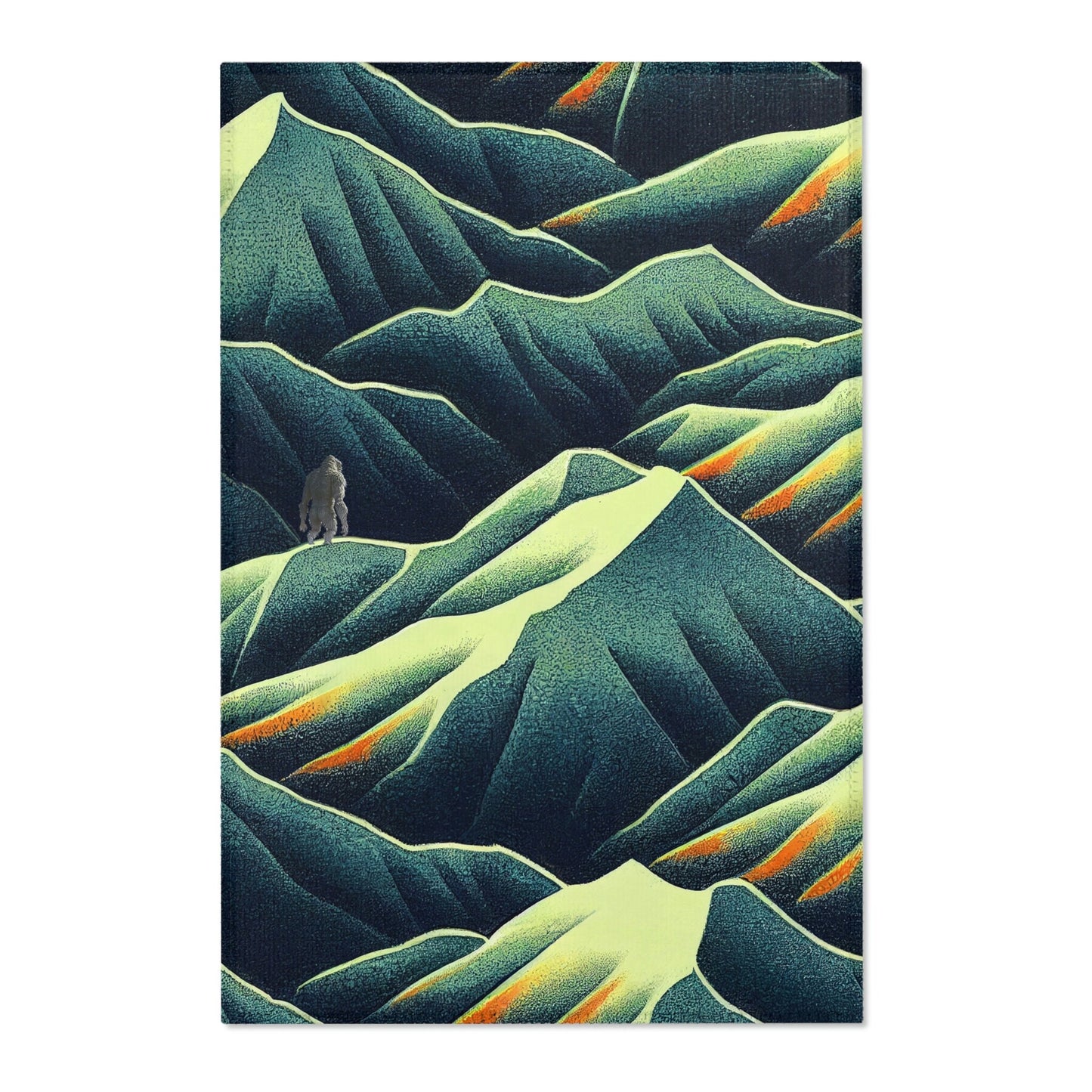 Lone Yeti Mountain Area Rugs