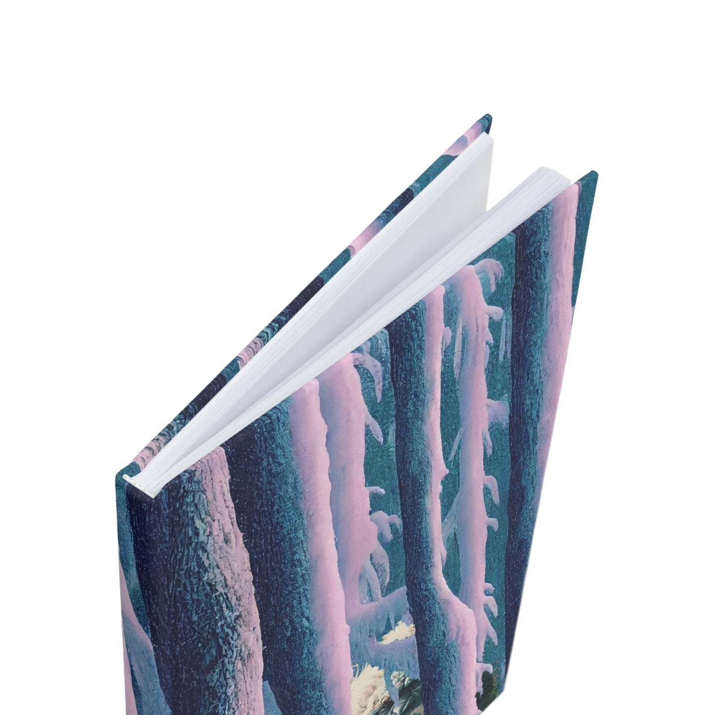 Yeti Monster Journal, Tree Hardcover Journal, Bigfoot Print Notebook Journal, Aesthetic A5 Journal Notebook