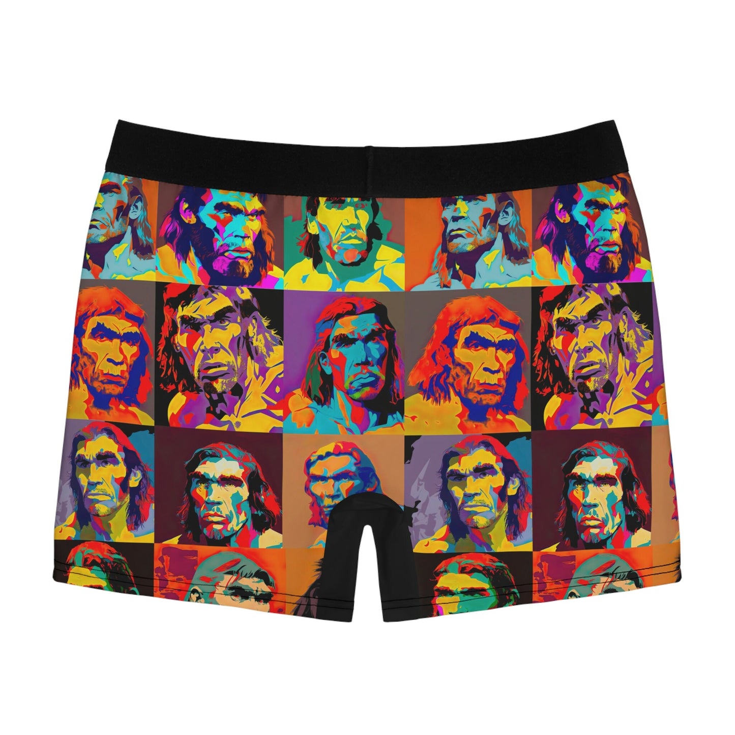 Neanderthal Face Boxers, King Kong Face Underwear, Cotton Boxer Shorts, Photo Boxers For Men, Mens Summer Clothing