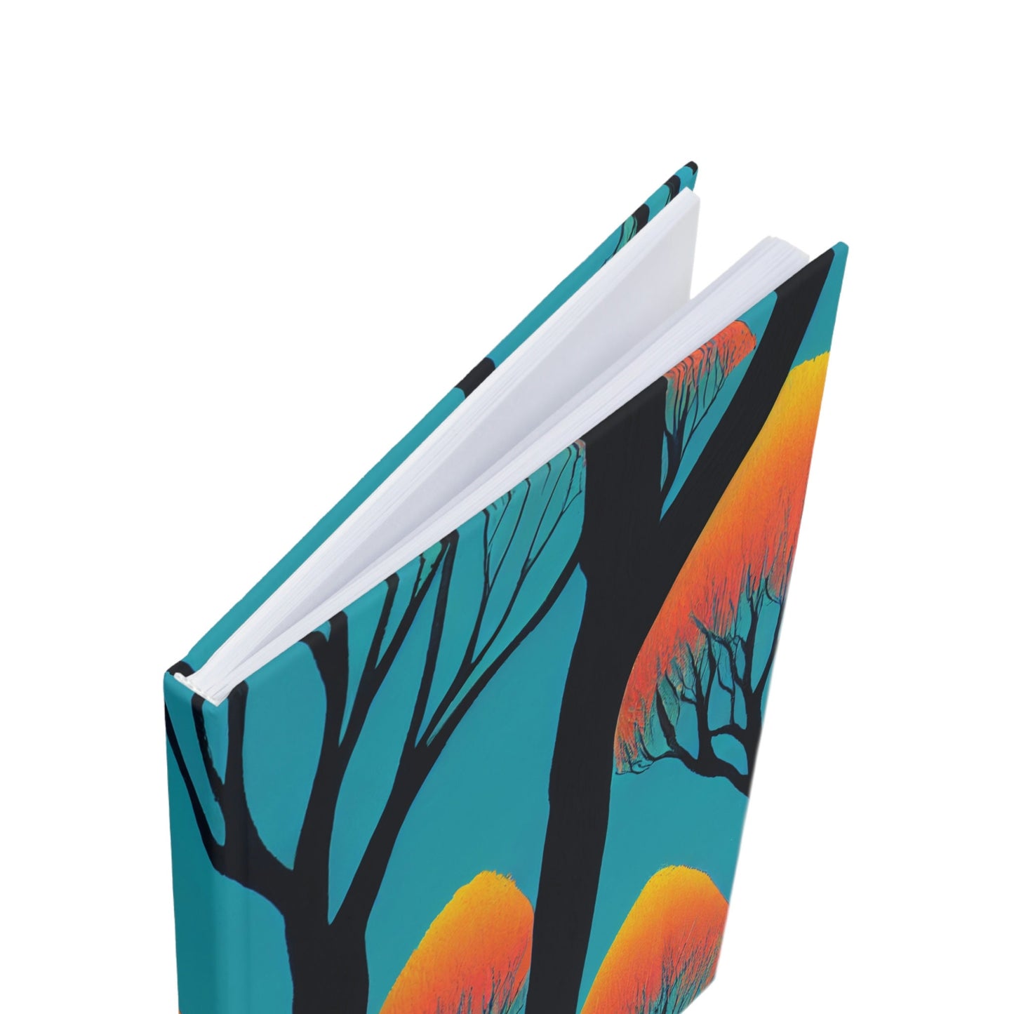 Ape Orange Forest Hardcover Journal, A5 Writing Journal, Blank Page Journal, Ruled Journal, Notebook Journal