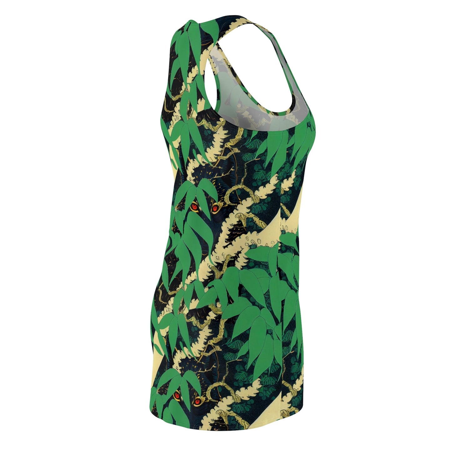 Black Wolf Jungle Women's Cut & Sew Racerback Dress
