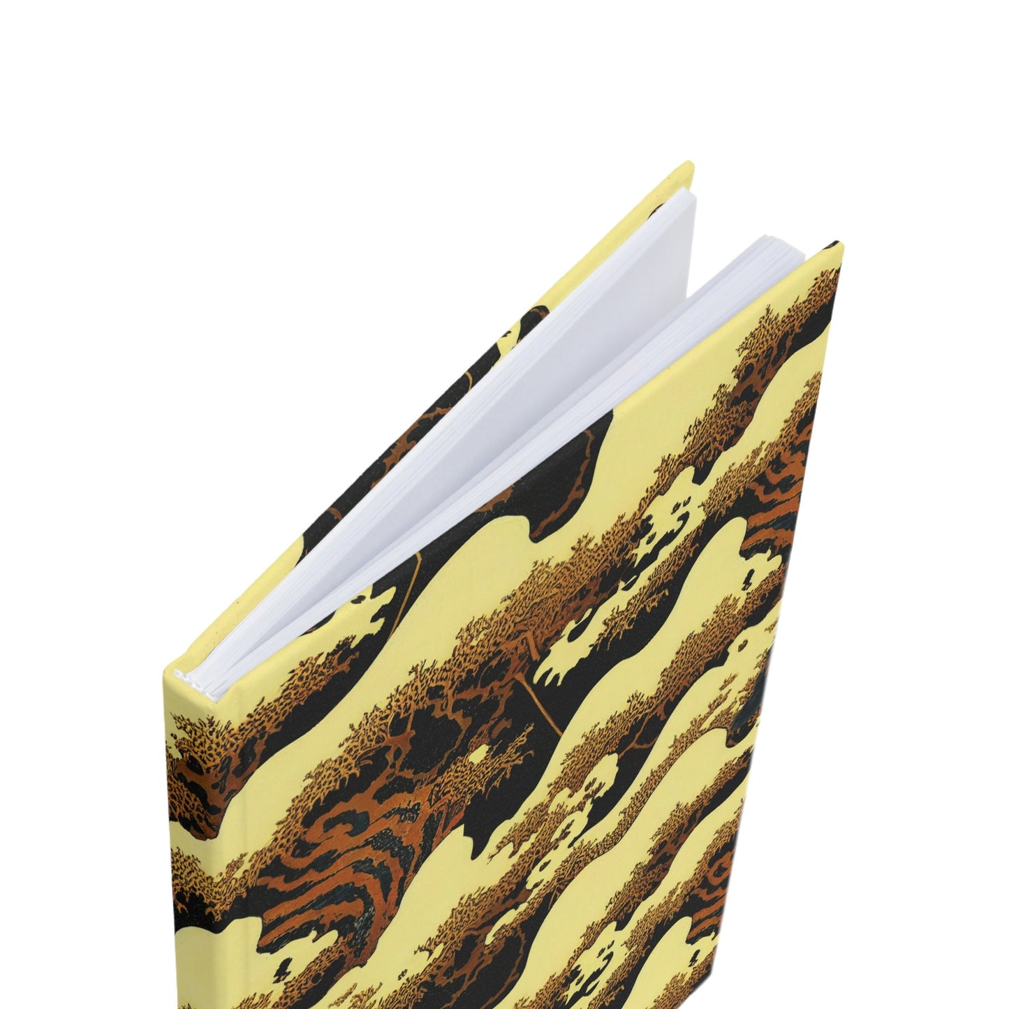 Gold Forest Journal, Golden Hardcover Journal, Vulture Print Notebook Journal, Aesthetic A5 Journal Notebook