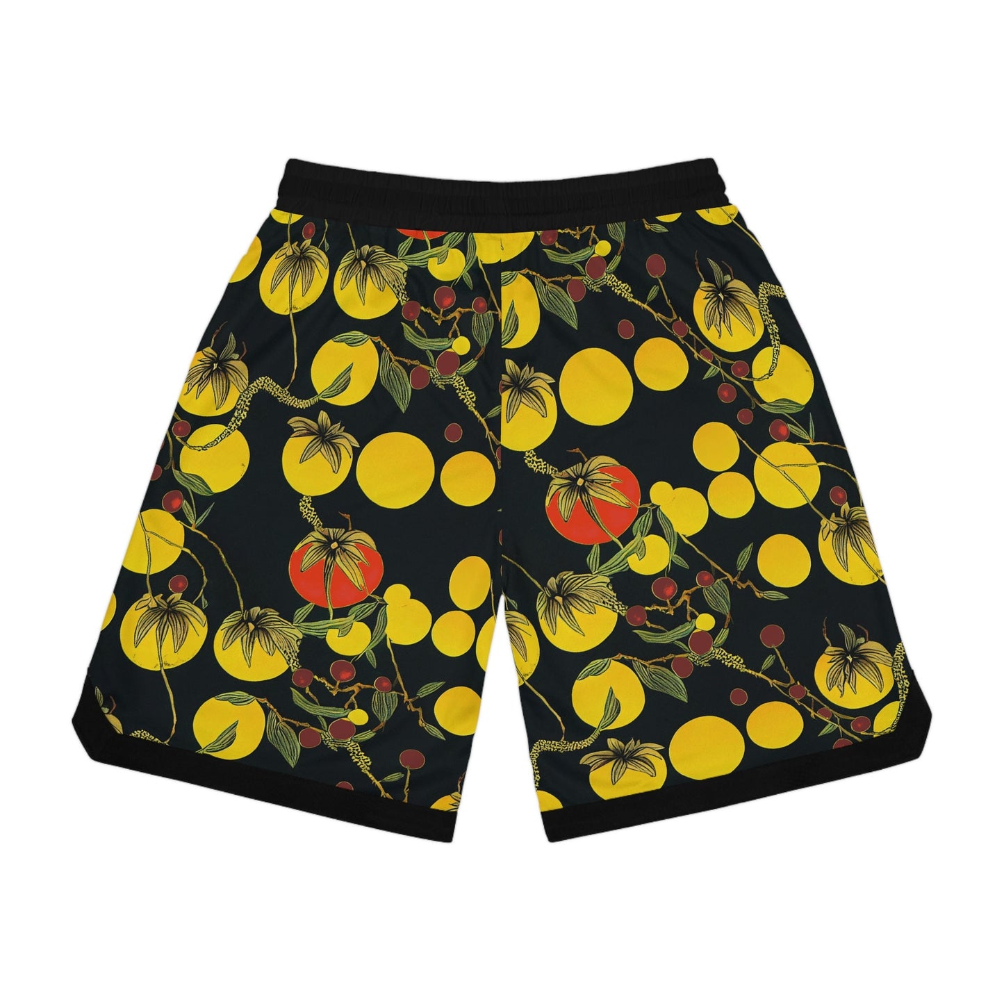 Tomato Garden Basketball Shorts, Night Garden Mens Shorts, Vegetable Clothing High Waisted Shorts, Vegetable Clothing Athletic Shorts