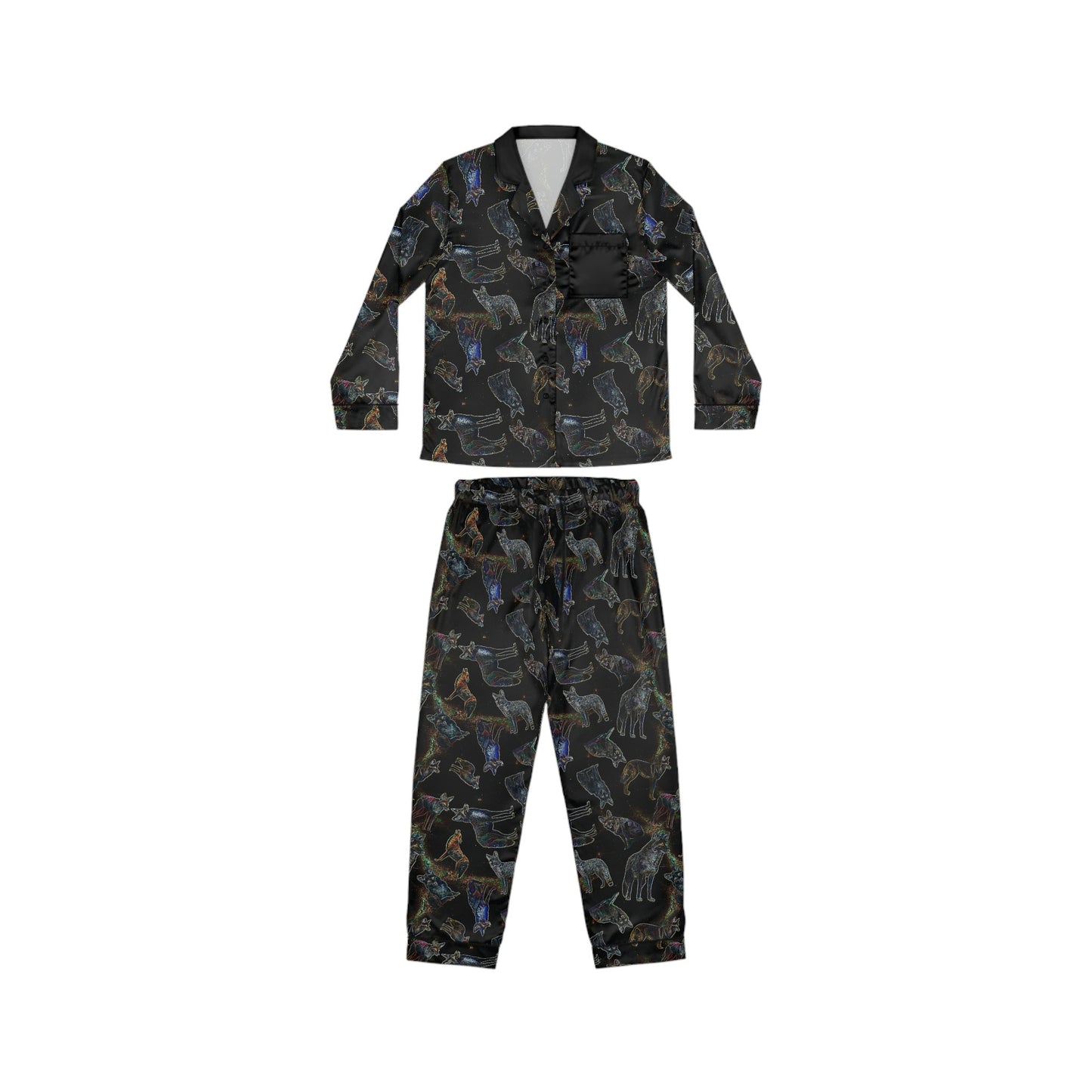 Coyote Galaxy Women's Satin Pajamas
