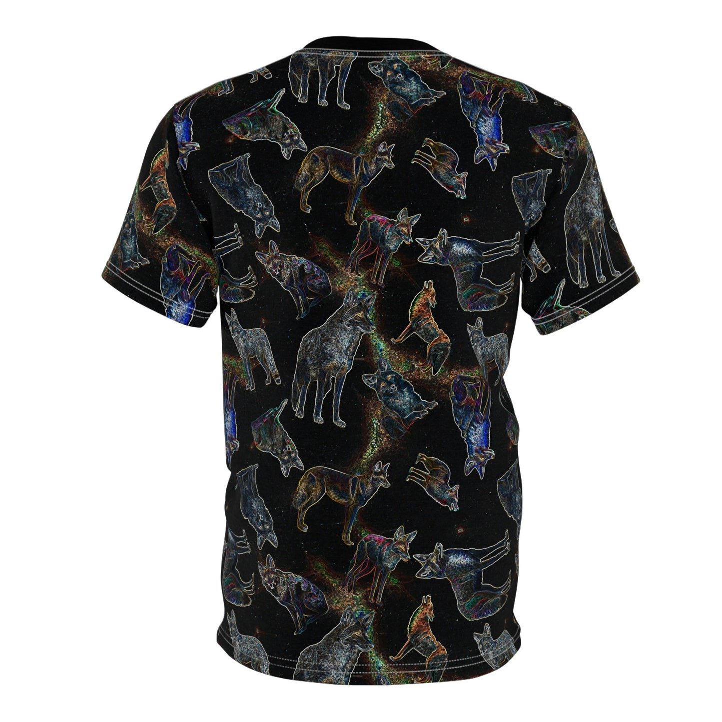 Coyote Galaxy Unisex Tshirt, Coyote Galaxy, Adult fashion, T-shirt, Stylish pattern, space, Comfortable fit, Breathable