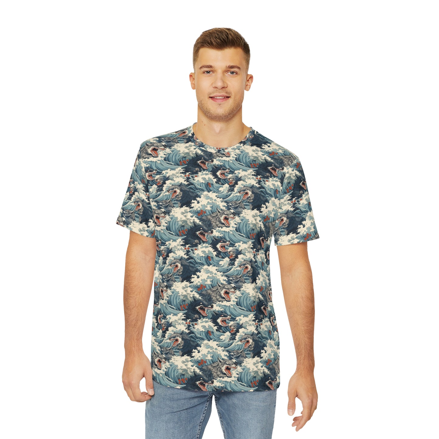 Werewolf Sea Men's Polyester Tee