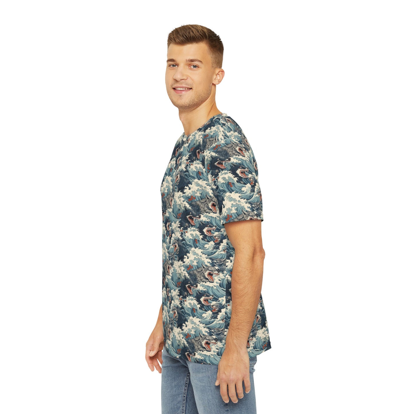 Werewolf Sea Men's Polyester Tee