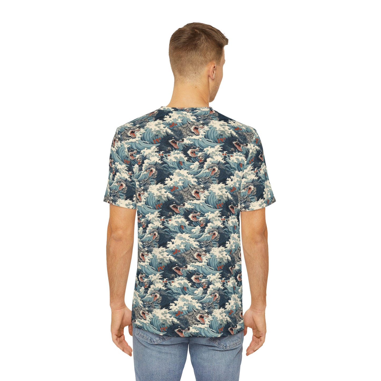 Werewolf Sea Men's Polyester Tee