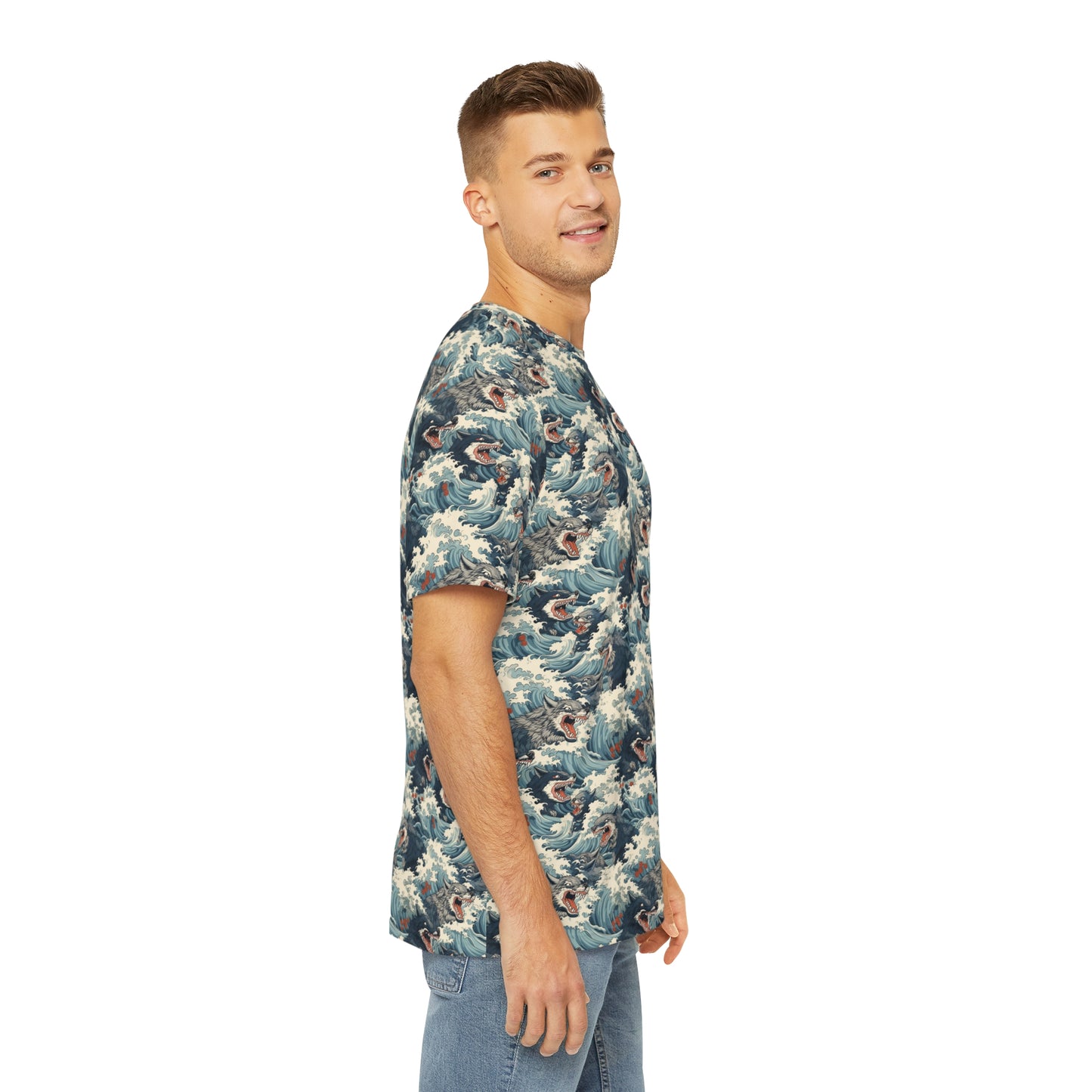 Werewolf Sea Men's Polyester Tee