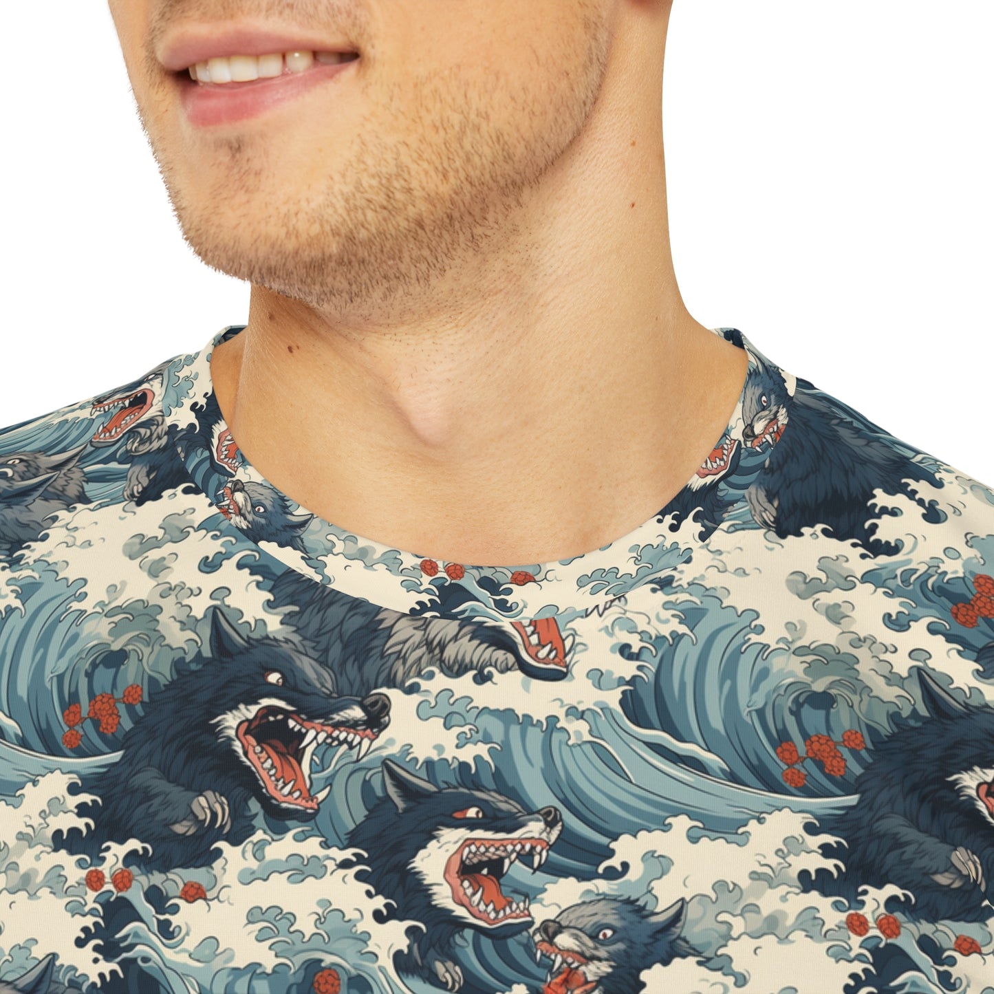 Werewolf Sea Men's Polyester Tee
