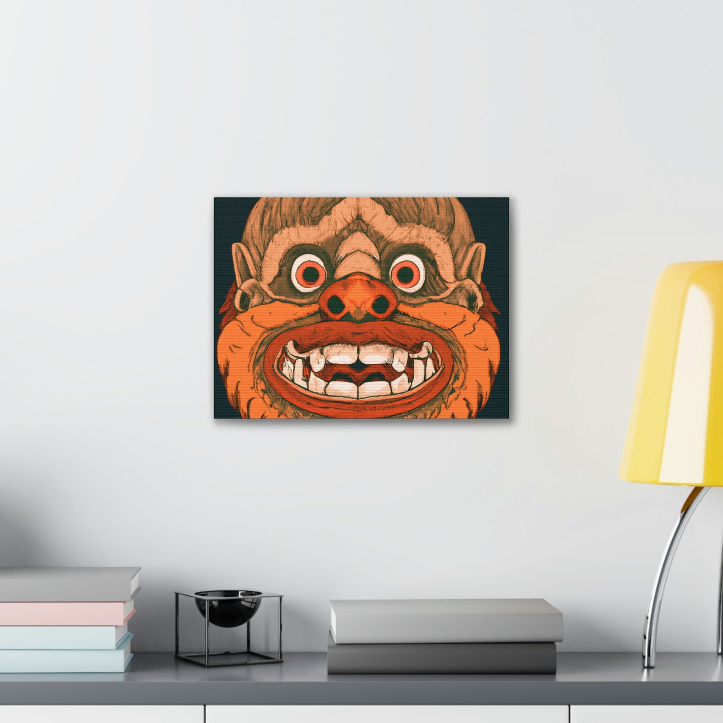 Troll Four Monster Wall Art, Spooky Decor Fantasy Wall Art, Gothic Decor Canvas Wall Art, Illustration Art Gothic Wall Decor