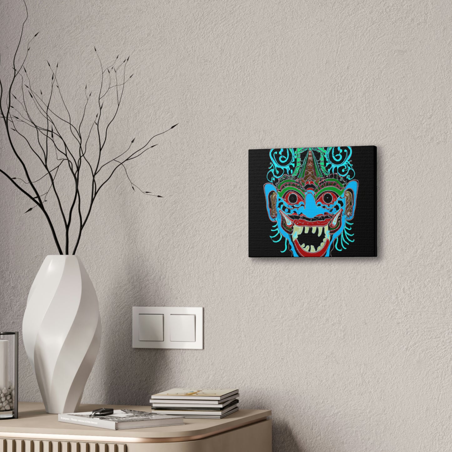 Troll Six Canvas Wall Art, Illustration Art Gothic Wall Decor, Spooky Decor Fantasy Wall Art, Horror Wall Art, Monster Wall Art