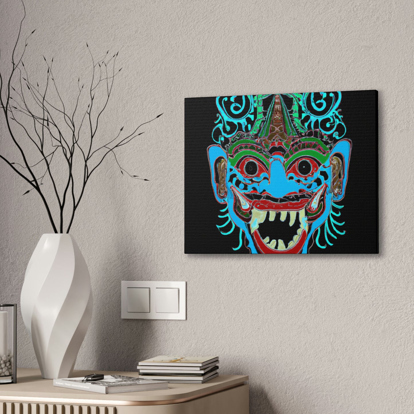 Troll Six Canvas Wall Art, Illustration Art Gothic Wall Decor, Spooky Decor Fantasy Wall Art, Horror Wall Art, Monster Wall Art
