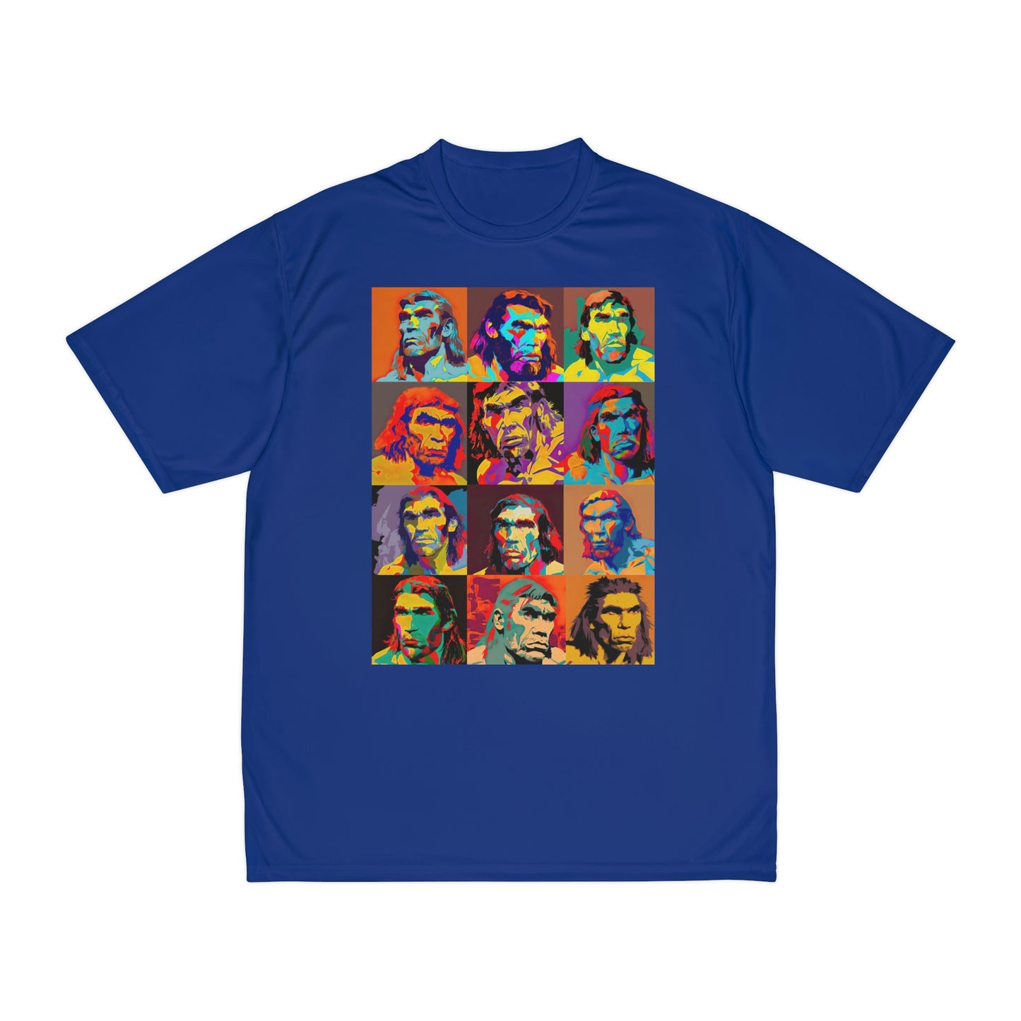 Neanderthal Graphic Design Shirt, Men's Retro Shirt, Pop Art Shirt, Good Vibes Colorful Shirt, Western Summer Shirt