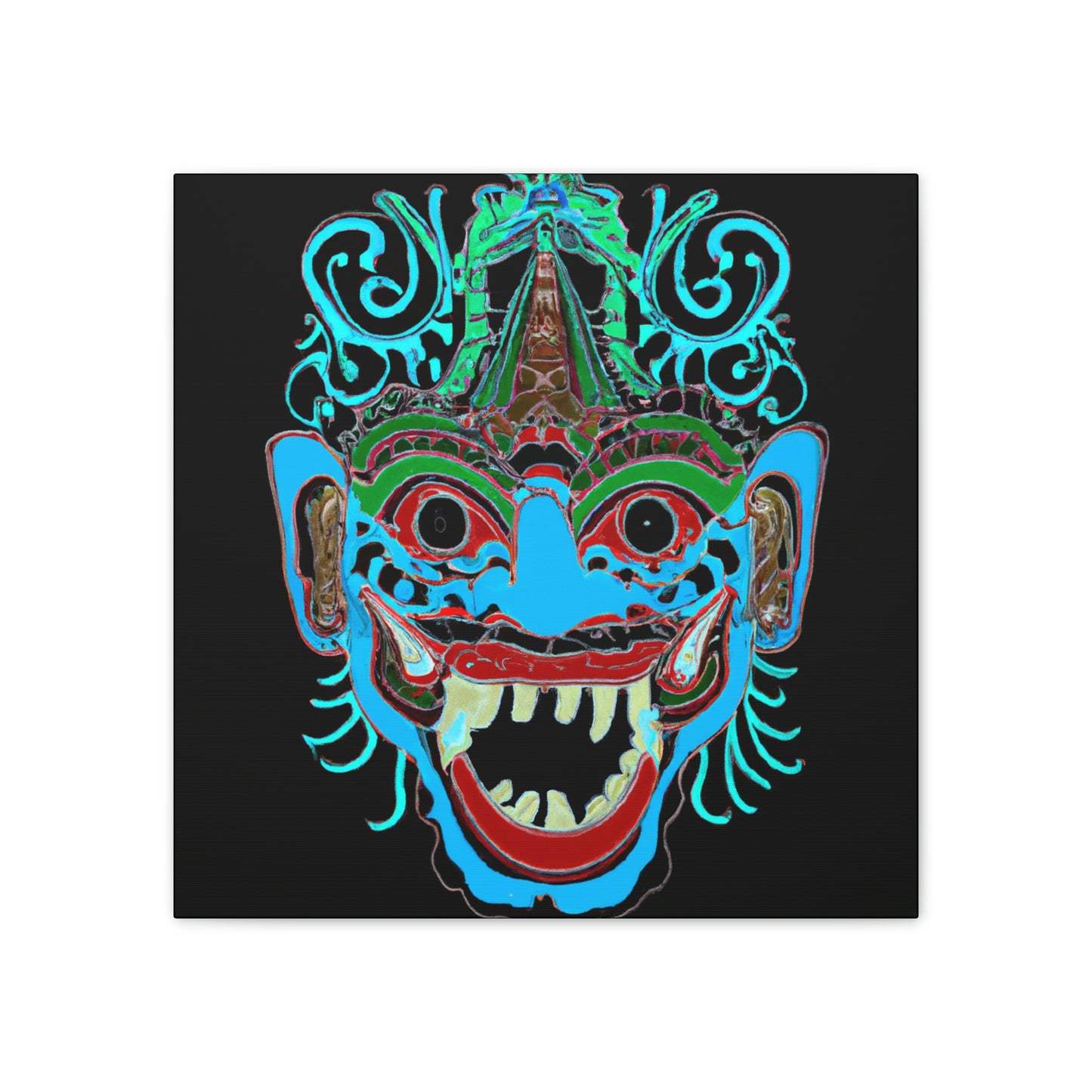 Troll Six Canvas Wall Art, Illustration Art Gothic Wall Decor, Spooky Decor Fantasy Wall Art, Horror Wall Art, Monster Wall Art