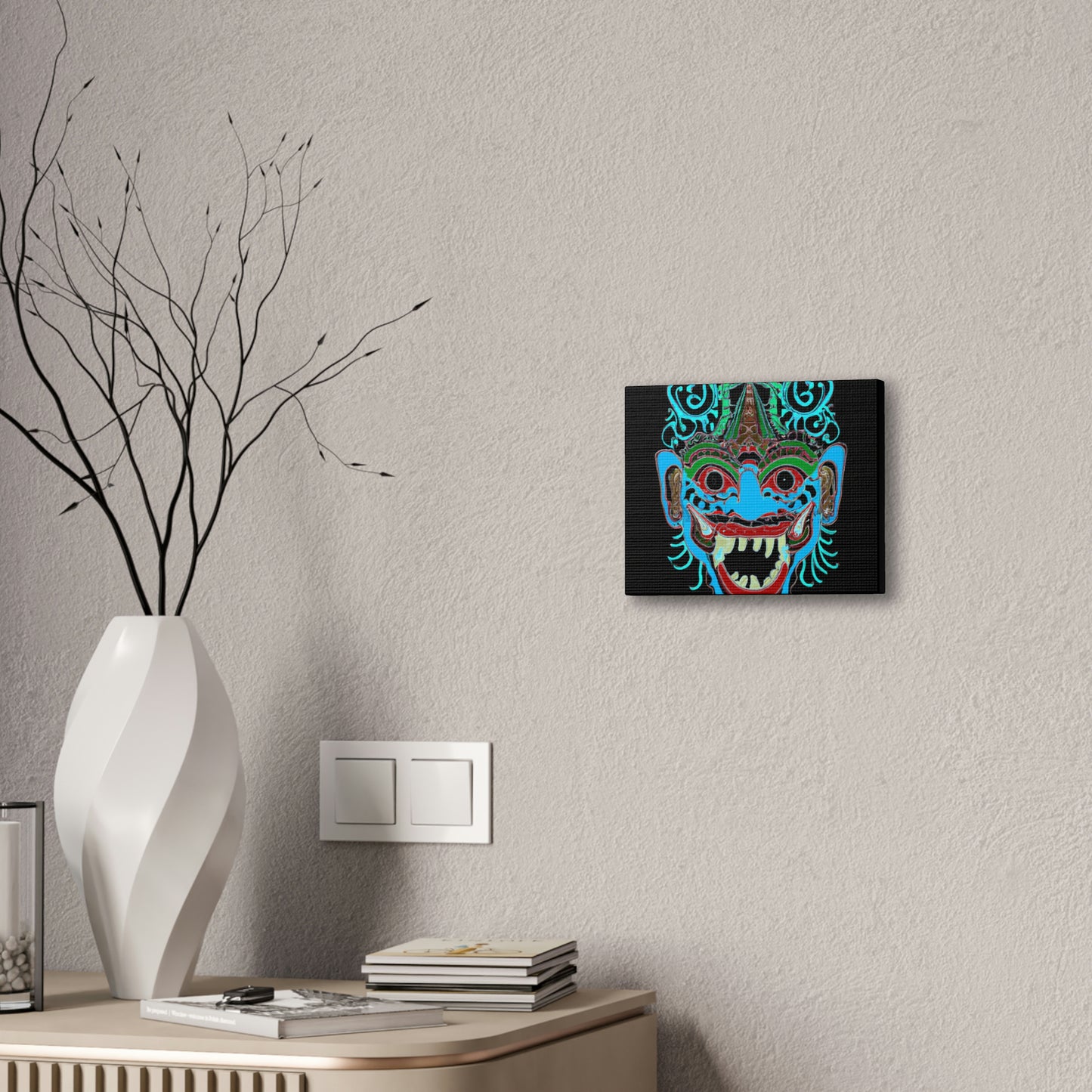 Troll Six Canvas Wall Art, Illustration Art Gothic Wall Decor, Spooky Decor Fantasy Wall Art, Horror Wall Art, Monster Wall Art