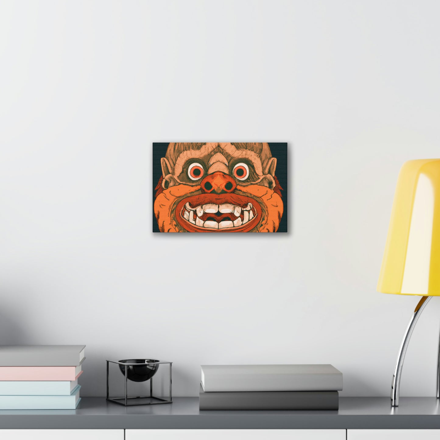 Troll Four Monster Wall Art, Spooky Decor Fantasy Wall Art, Gothic Decor Canvas Wall Art, Illustration Art Gothic Wall Decor