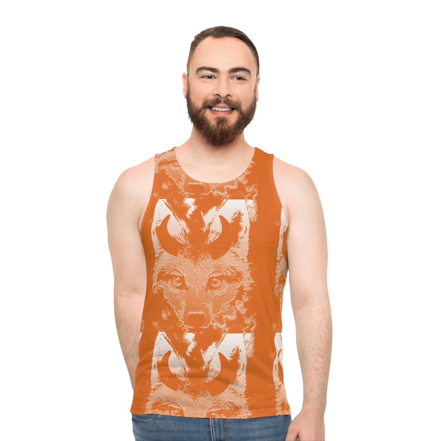 Horned Coyote Unisex Tank Top
