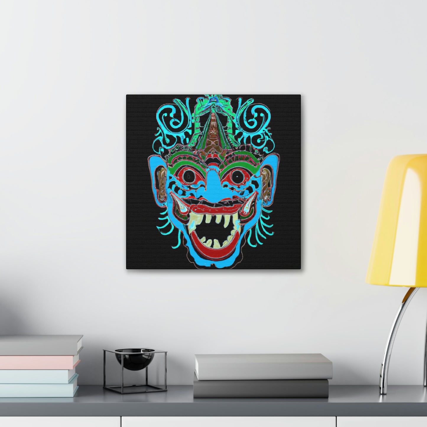 Troll Six Canvas Wall Art, Illustration Art Gothic Wall Decor, Spooky Decor Fantasy Wall Art, Horror Wall Art, Monster Wall Art