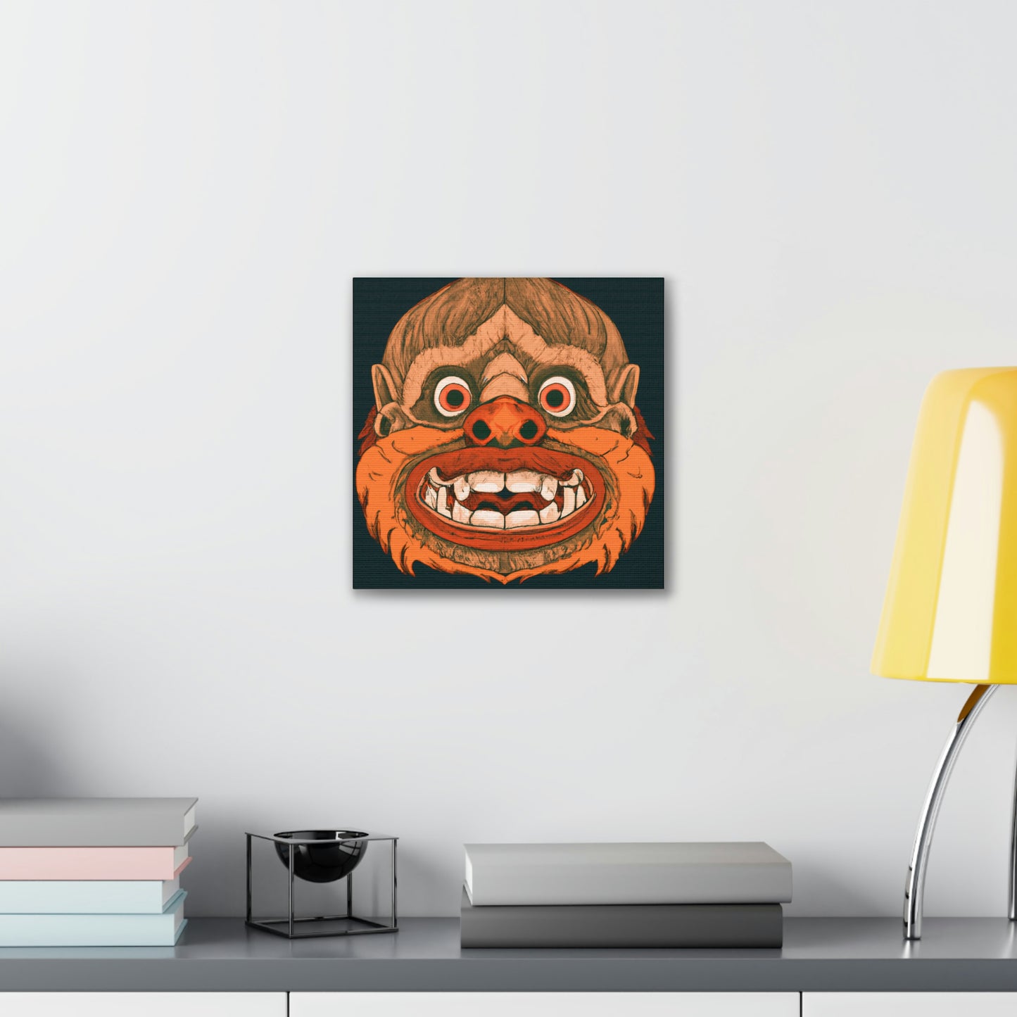 Troll Four Monster Wall Art, Spooky Decor Fantasy Wall Art, Gothic Decor Canvas Wall Art, Illustration Art Gothic Wall Decor