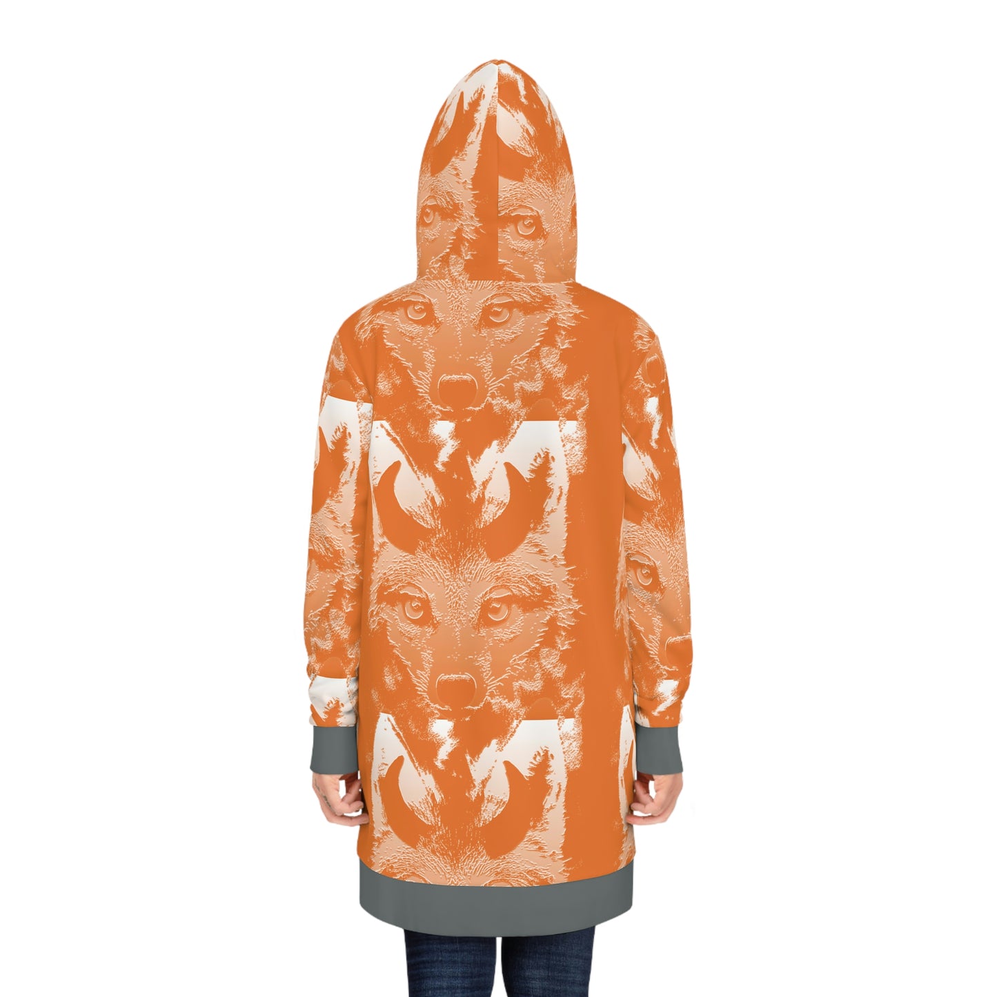 Horned Coyote Women's Hoodie Dress