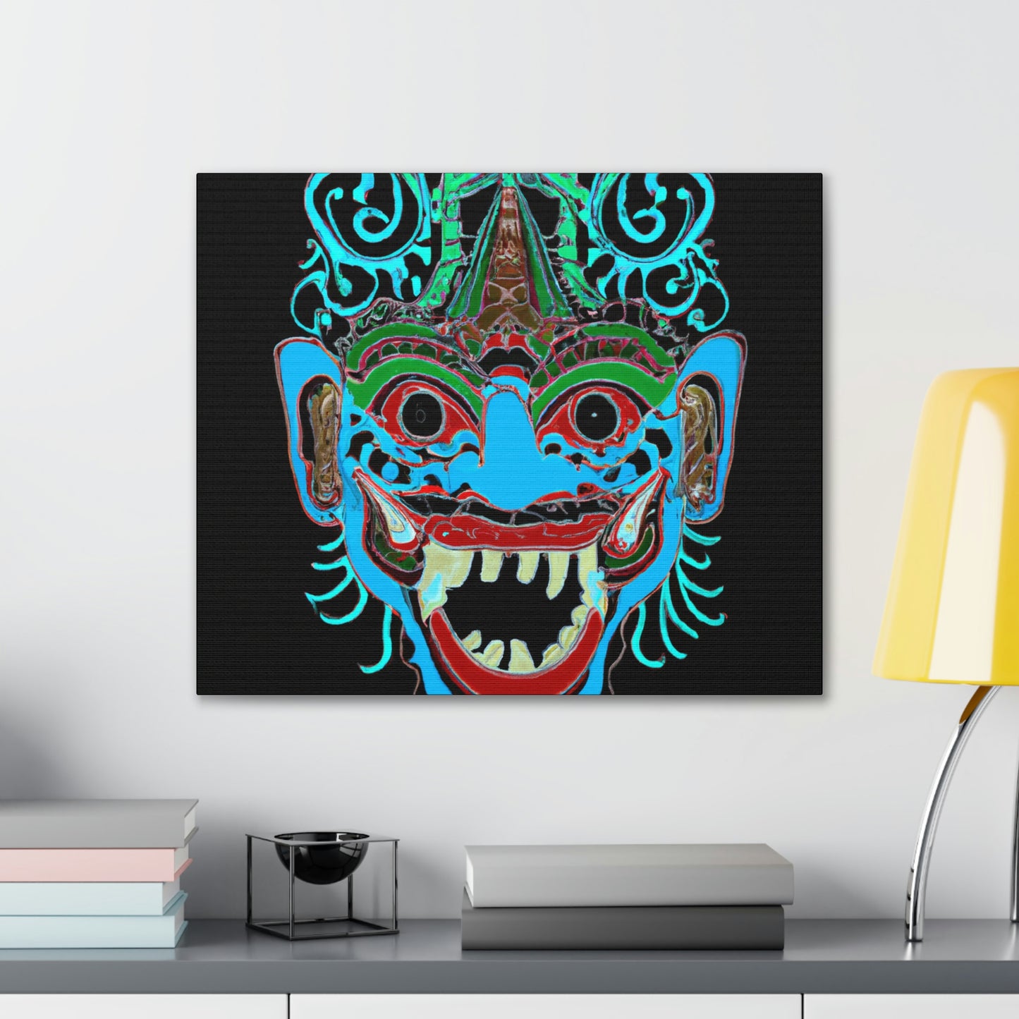 Troll Six Canvas Wall Art, Illustration Art Gothic Wall Decor, Spooky Decor Fantasy Wall Art, Horror Wall Art, Monster Wall Art