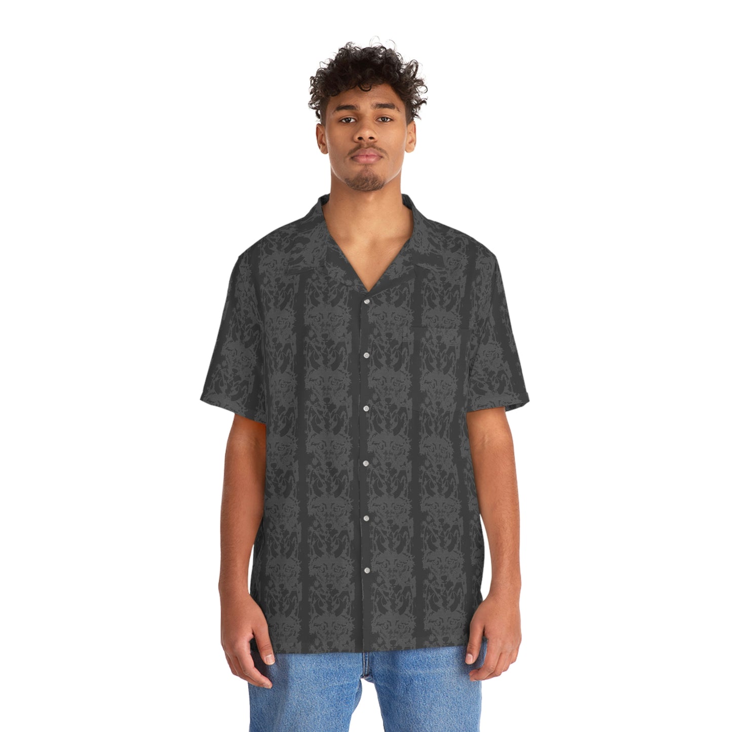 Horned Coyote Men's Hawaiian Shirt