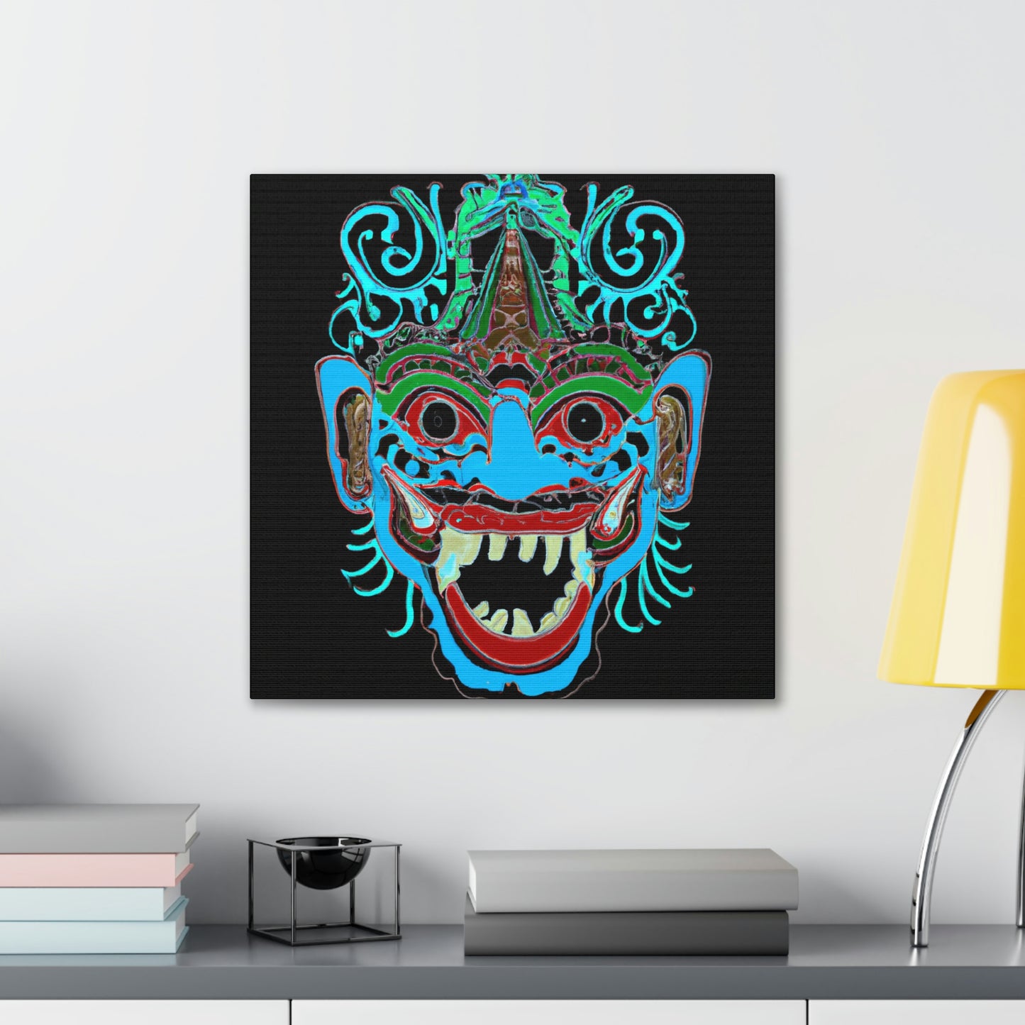 Troll Six Canvas Wall Art, Illustration Art Gothic Wall Decor, Spooky Decor Fantasy Wall Art, Horror Wall Art, Monster Wall Art