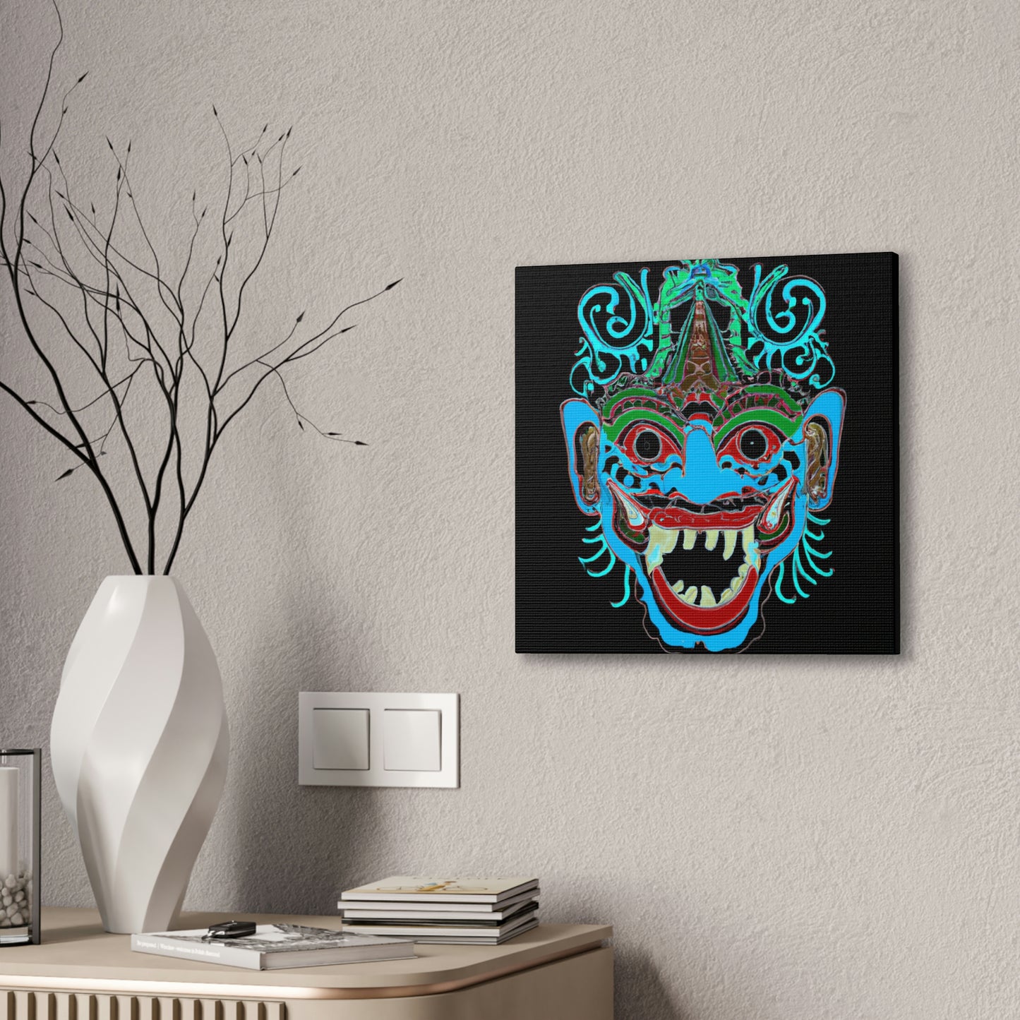 Troll Six Canvas Wall Art, Illustration Art Gothic Wall Decor, Spooky Decor Fantasy Wall Art, Horror Wall Art, Monster Wall Art