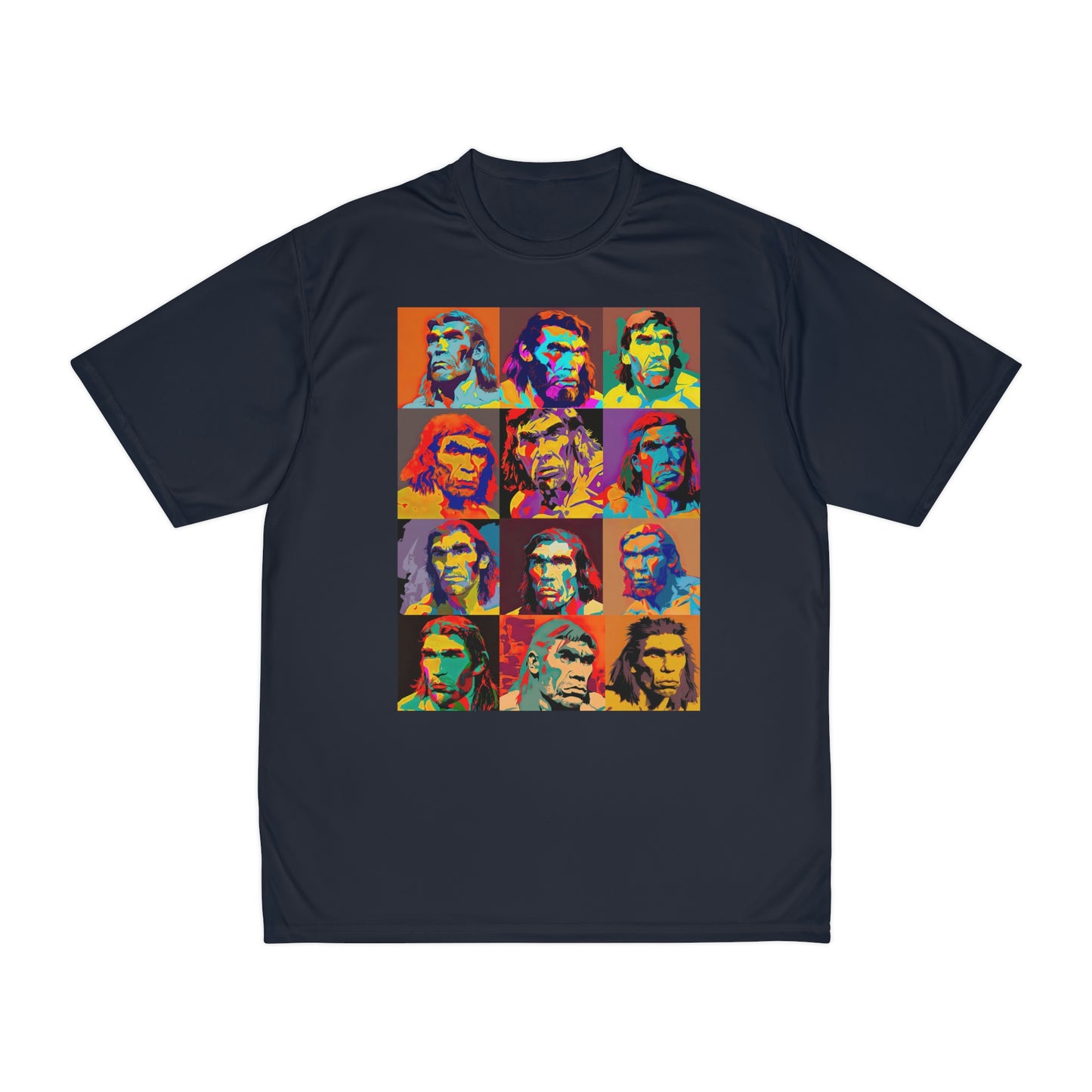 Neanderthal Graphic Design Shirt, Men's Retro Shirt, Pop Art Shirt, Good Vibes Colorful Shirt, Western Summer Shirt