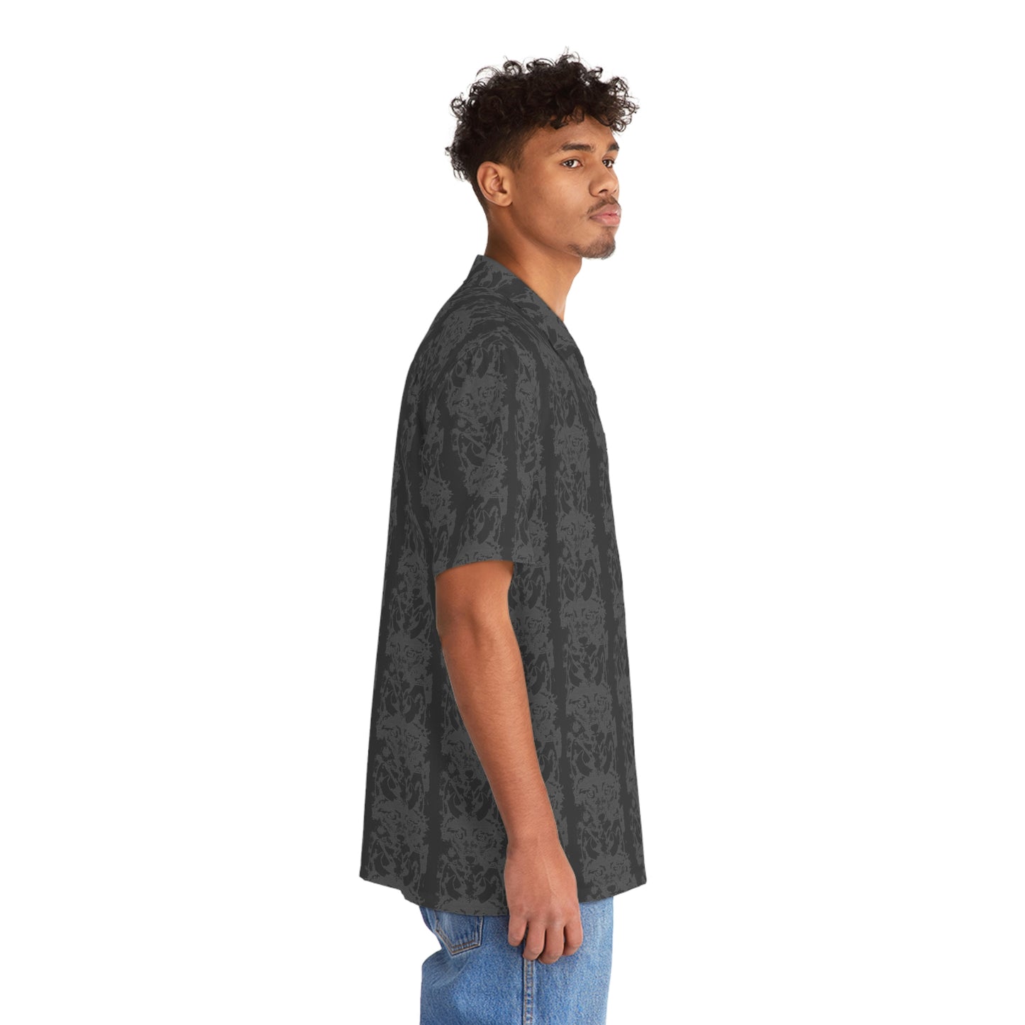 Horned Coyote Men's Hawaiian Shirt
