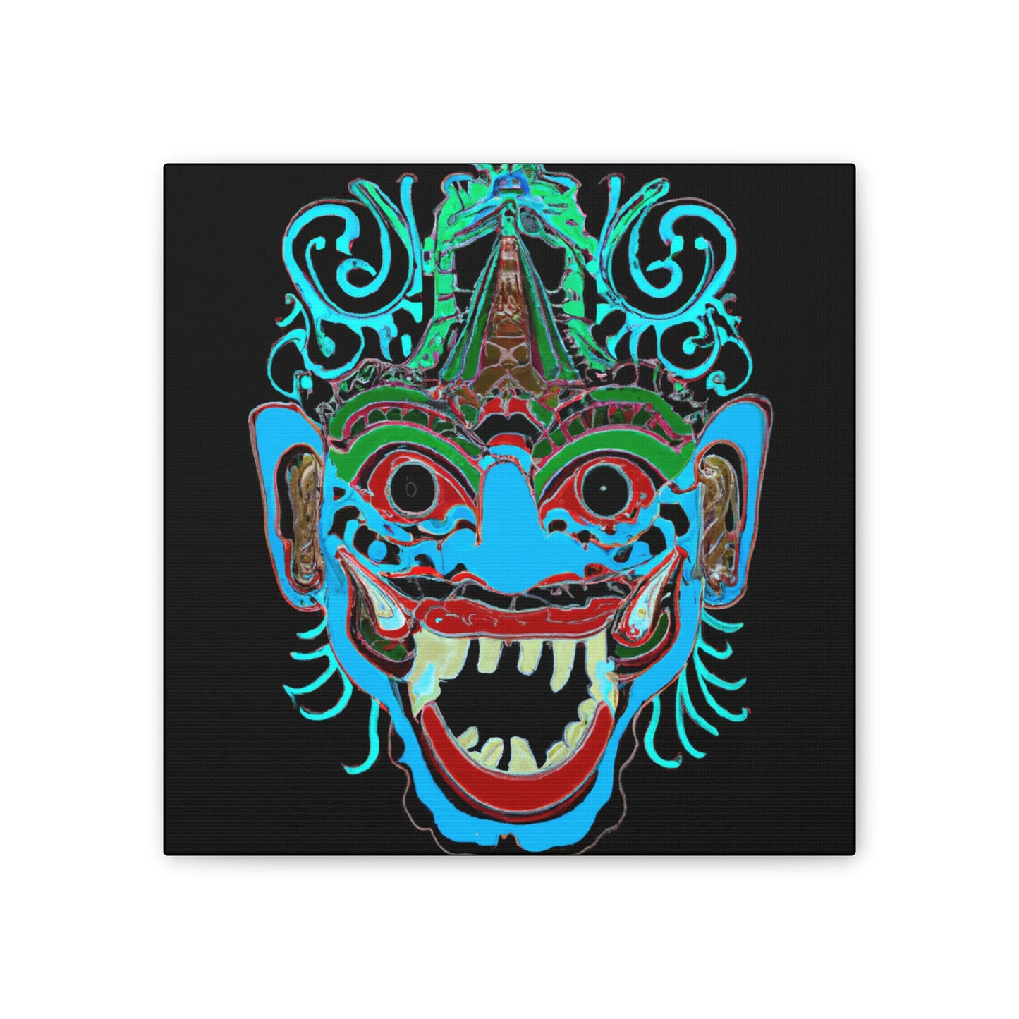Troll Six Canvas Wall Art, Illustration Art Gothic Wall Decor, Spooky Decor Fantasy Wall Art, Horror Wall Art, Monster Wall Art