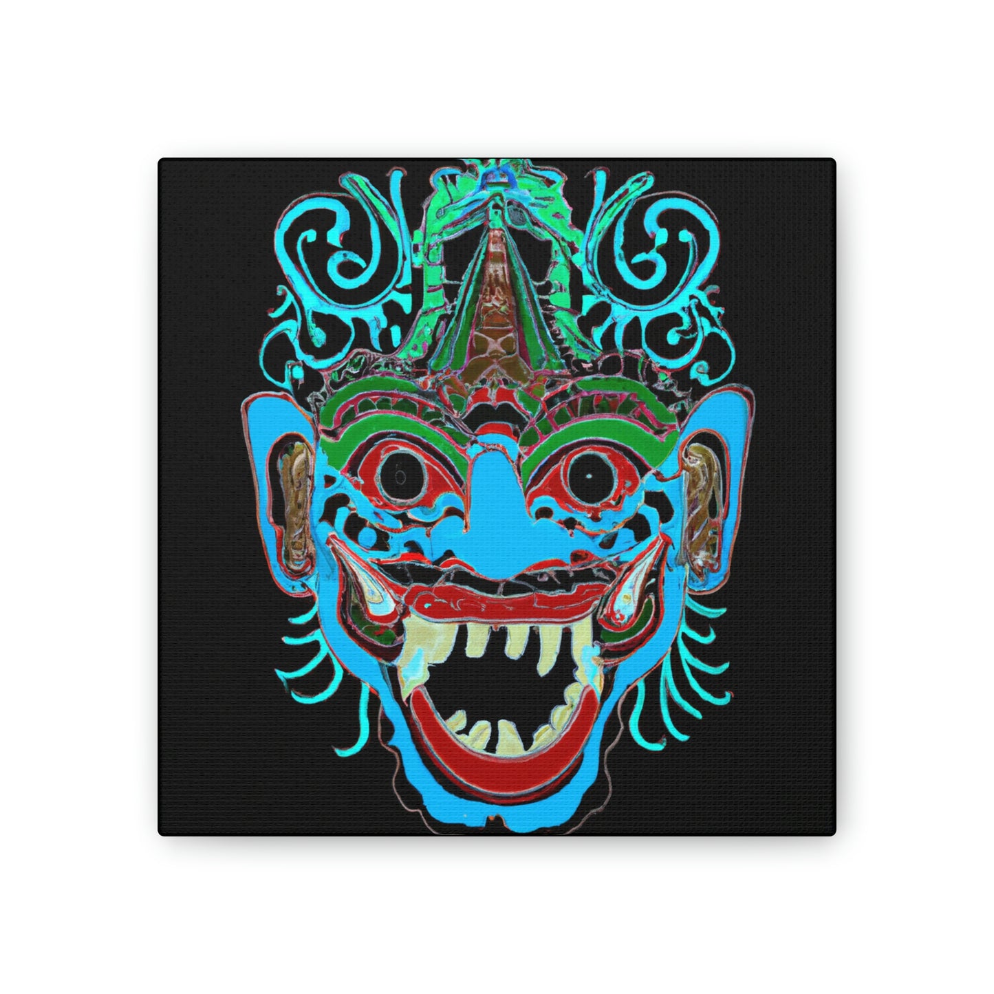 Troll Six Canvas Wall Art, Illustration Art Gothic Wall Decor, Spooky Decor Fantasy Wall Art, Horror Wall Art, Monster Wall Art