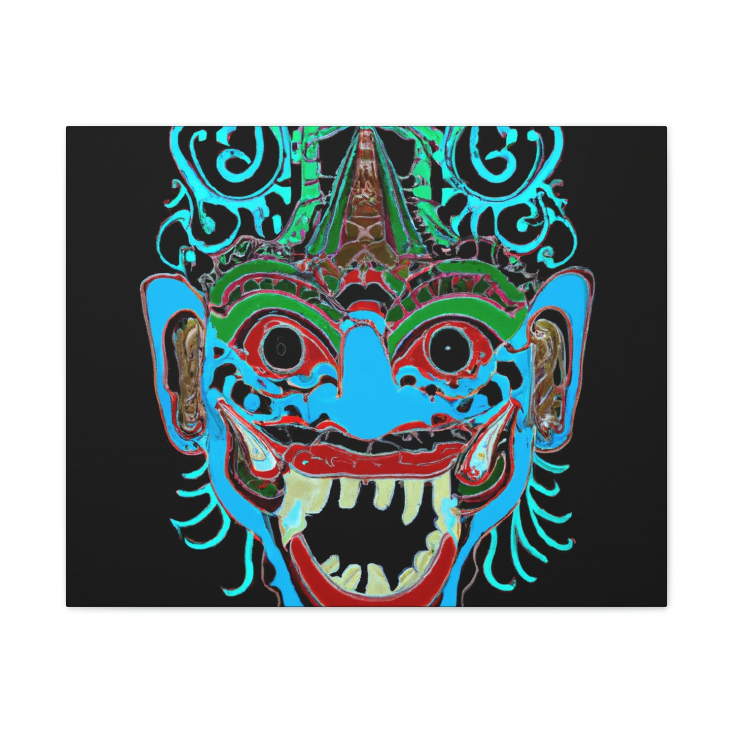 Troll Six Canvas Wall Art, Illustration Art Gothic Wall Decor, Spooky Decor Fantasy Wall Art, Horror Wall Art, Monster Wall Art
