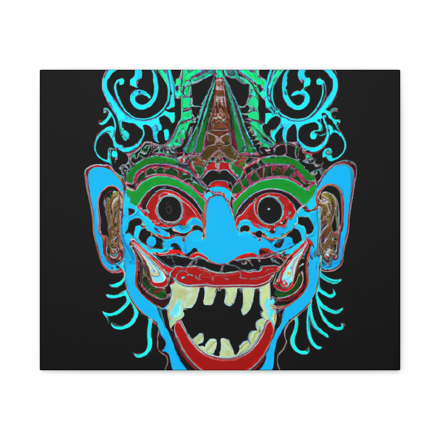 Troll Six Canvas Wall Art, Illustration Art Gothic Wall Decor, Spooky Decor Fantasy Wall Art, Horror Wall Art, Monster Wall Art