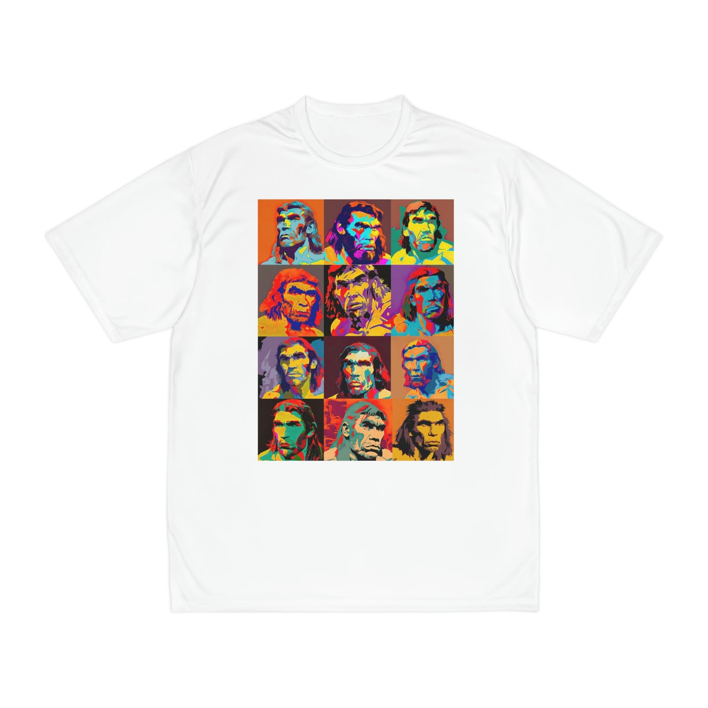 Neanderthal Graphic Design Shirt, Men's Retro Shirt, Pop Art Shirt, Good Vibes Colorful Shirt, Western Summer Shirt