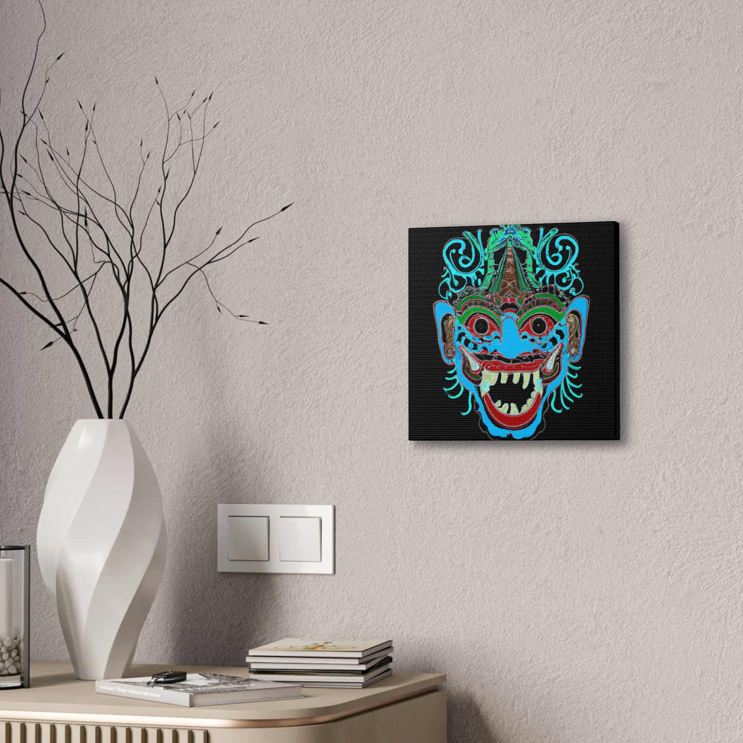 Troll Six Canvas Wall Art, Illustration Art Gothic Wall Decor, Spooky Decor Fantasy Wall Art, Horror Wall Art, Monster Wall Art