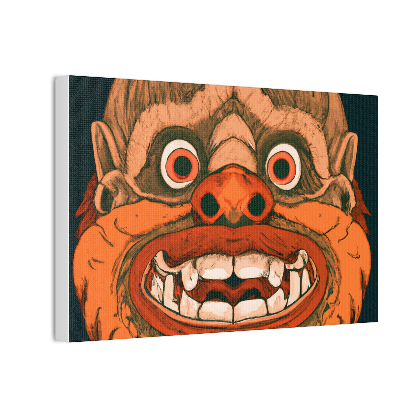 Troll Four Monster Wall Art, Spooky Decor Fantasy Wall Art, Gothic Decor Canvas Wall Art, Illustration Art Gothic Wall Decor