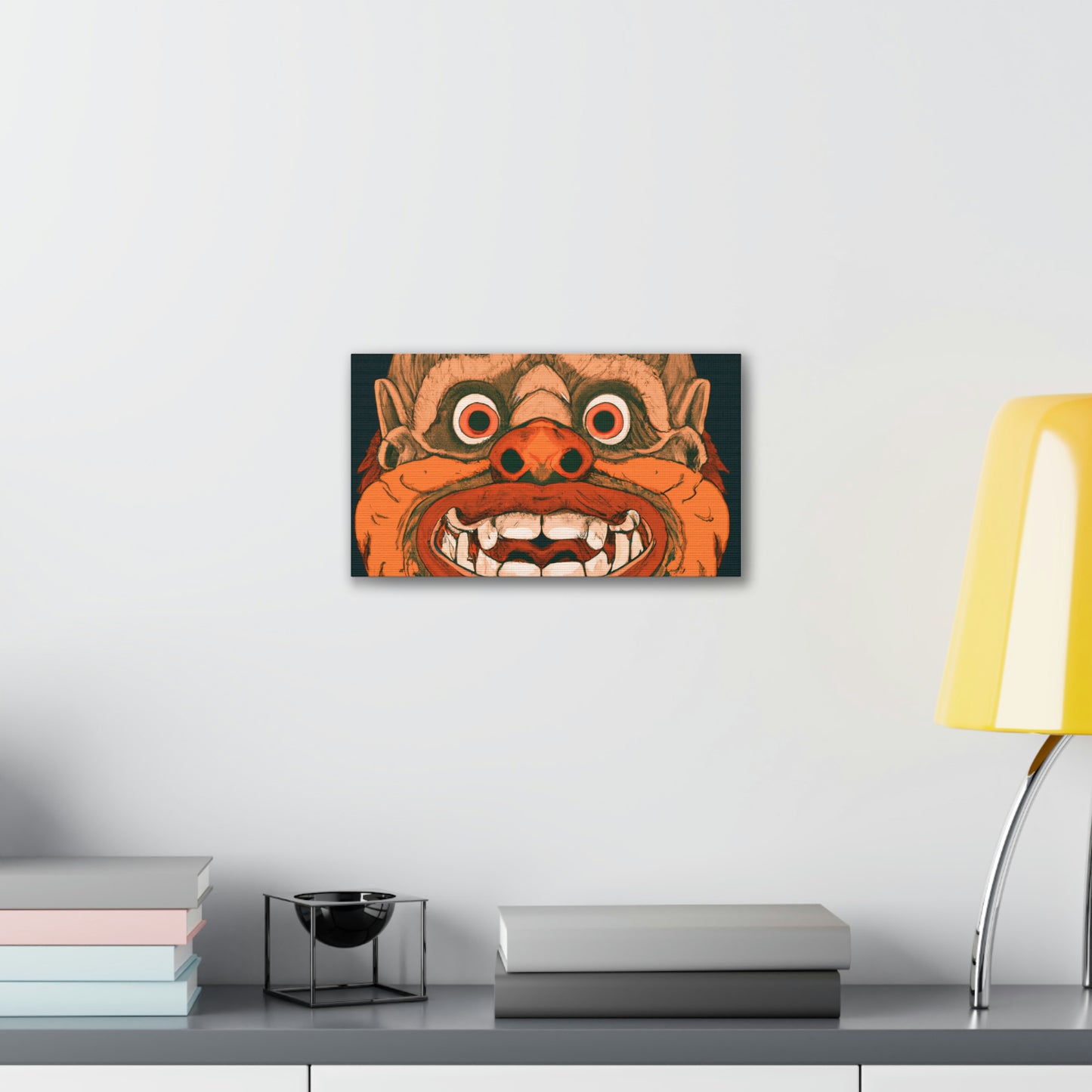 Troll Four Monster Wall Art, Spooky Decor Fantasy Wall Art, Gothic Decor Canvas Wall Art, Illustration Art Gothic Wall Decor