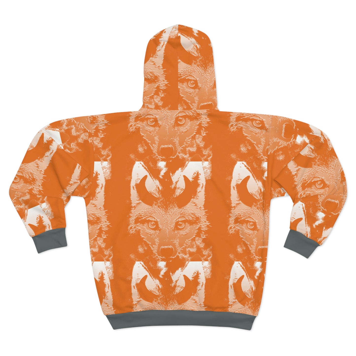 Horned Coyote Unisex Zip Hoodie
