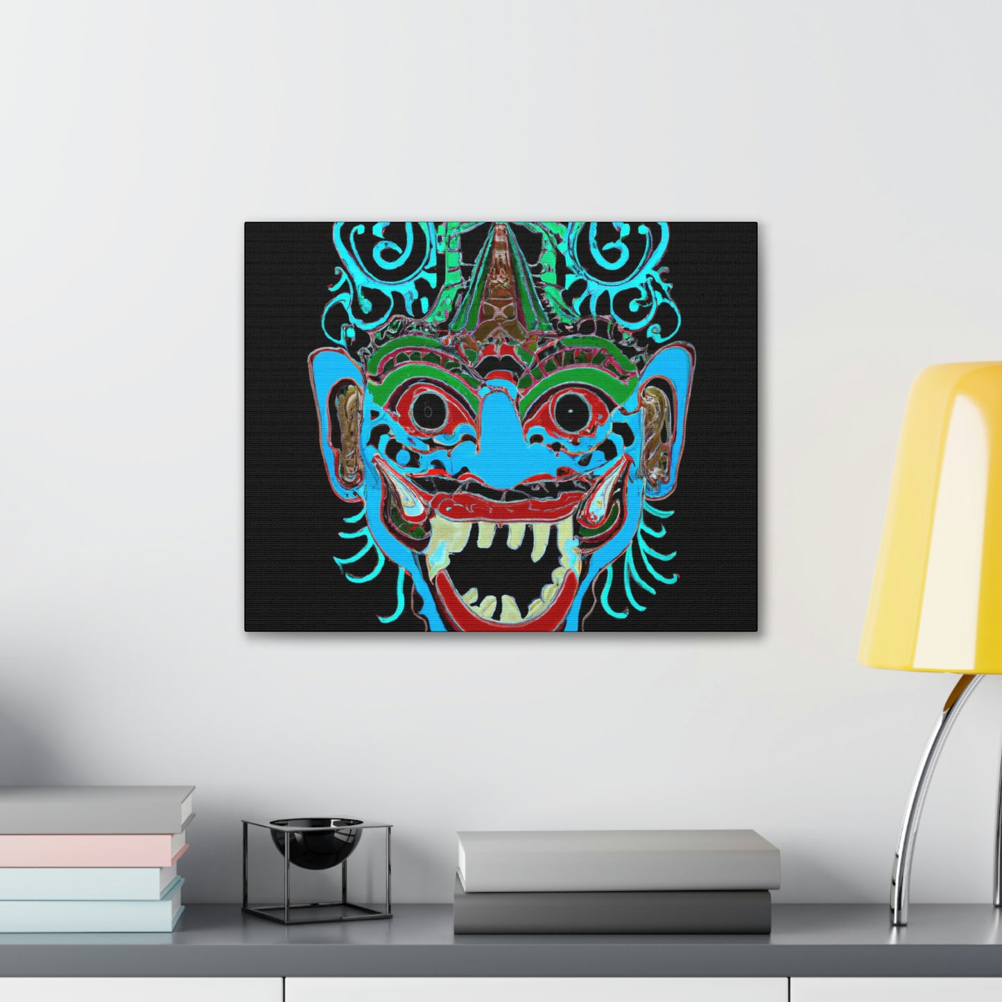 Troll Six Canvas Wall Art, Illustration Art Gothic Wall Decor, Spooky Decor Fantasy Wall Art, Horror Wall Art, Monster Wall Art