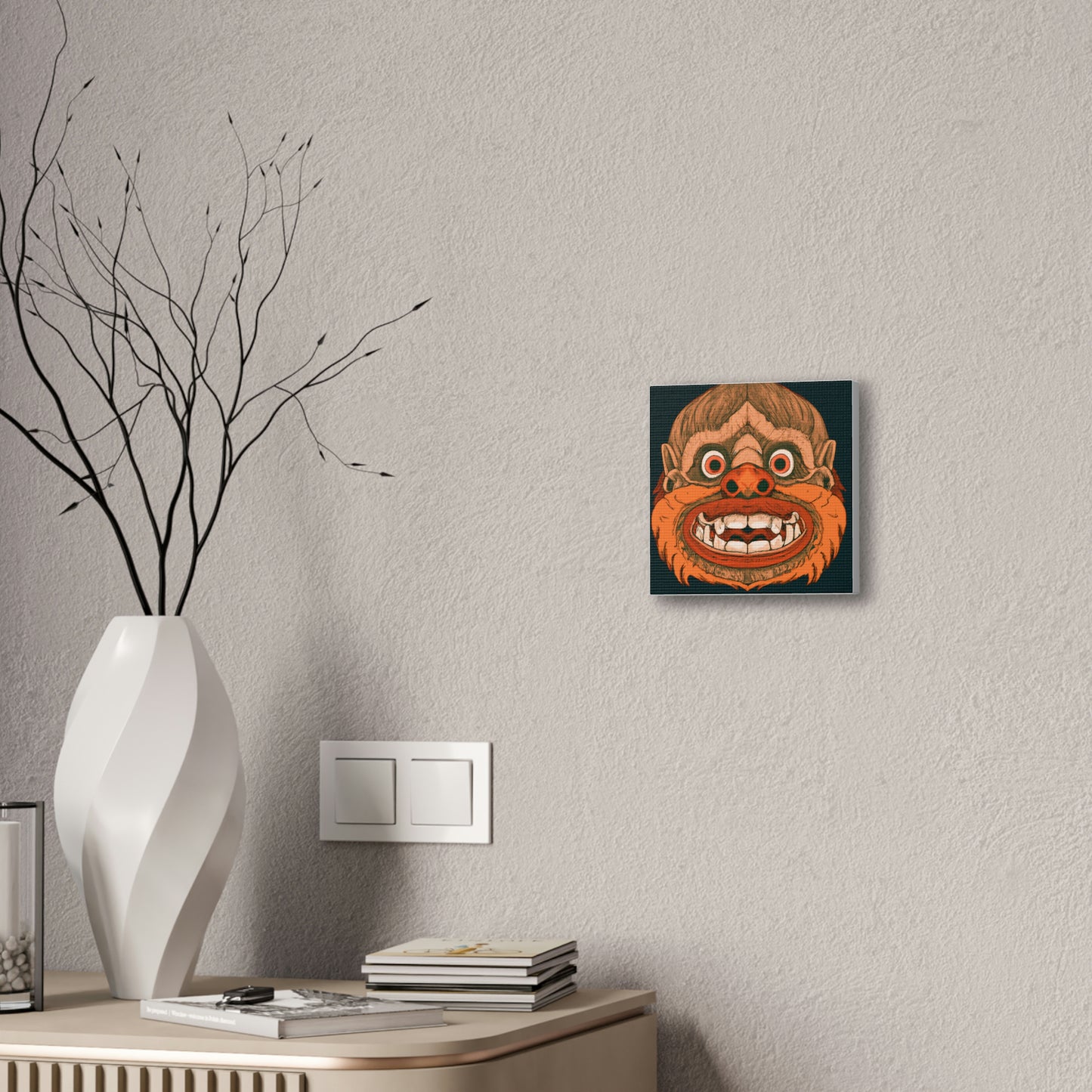 Troll Four Monster Wall Art, Spooky Decor Fantasy Wall Art, Gothic Decor Canvas Wall Art, Illustration Art Gothic Wall Decor