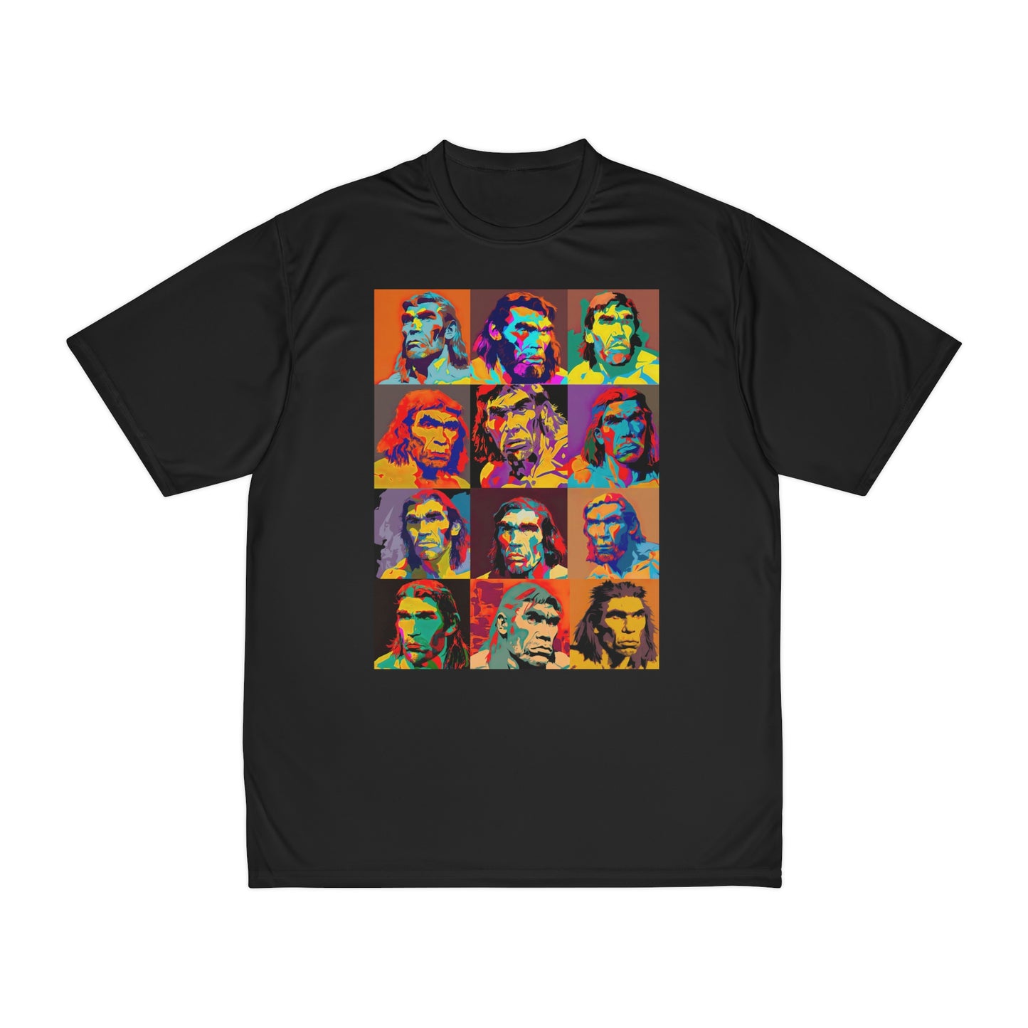 Neanderthal Graphic Design Shirt, Men's Retro Shirt, Pop Art Shirt, Good Vibes Colorful Shirt, Western Summer Shirt