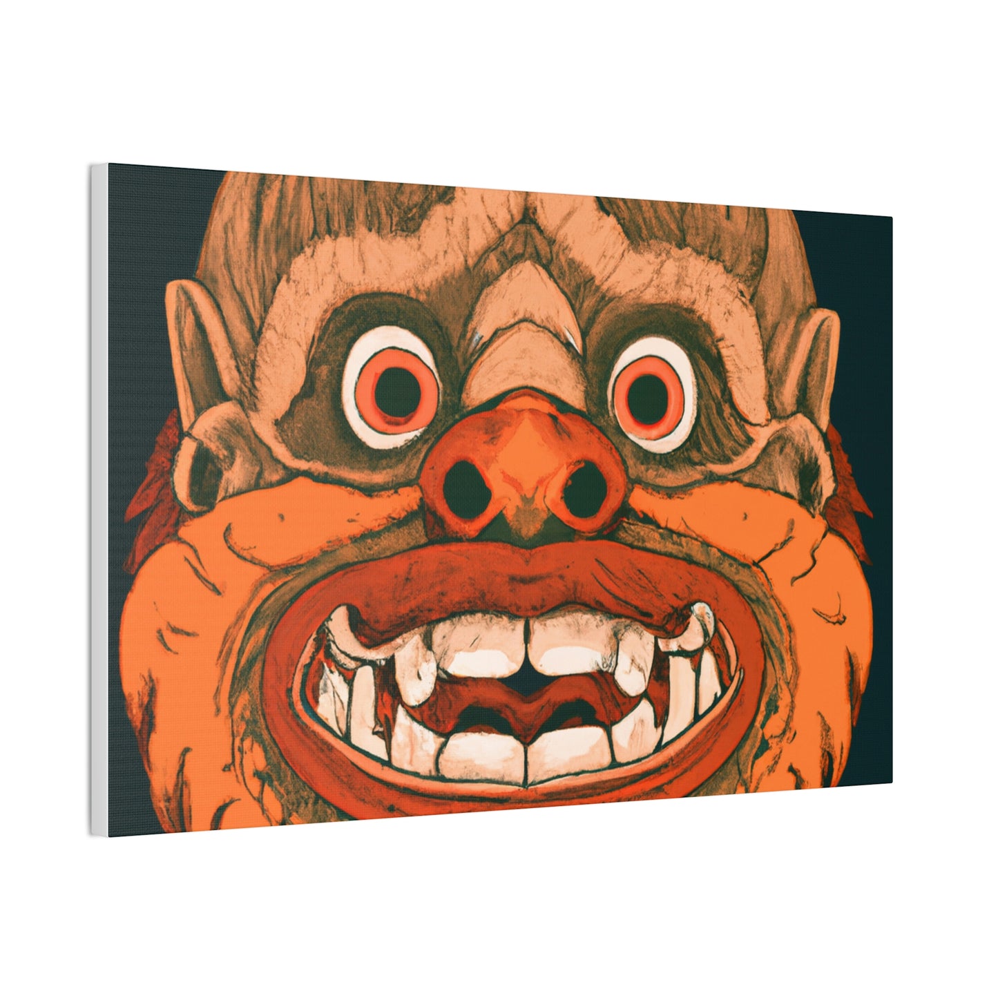 Troll Four Monster Wall Art, Spooky Decor Fantasy Wall Art, Gothic Decor Canvas Wall Art, Illustration Art Gothic Wall Decor